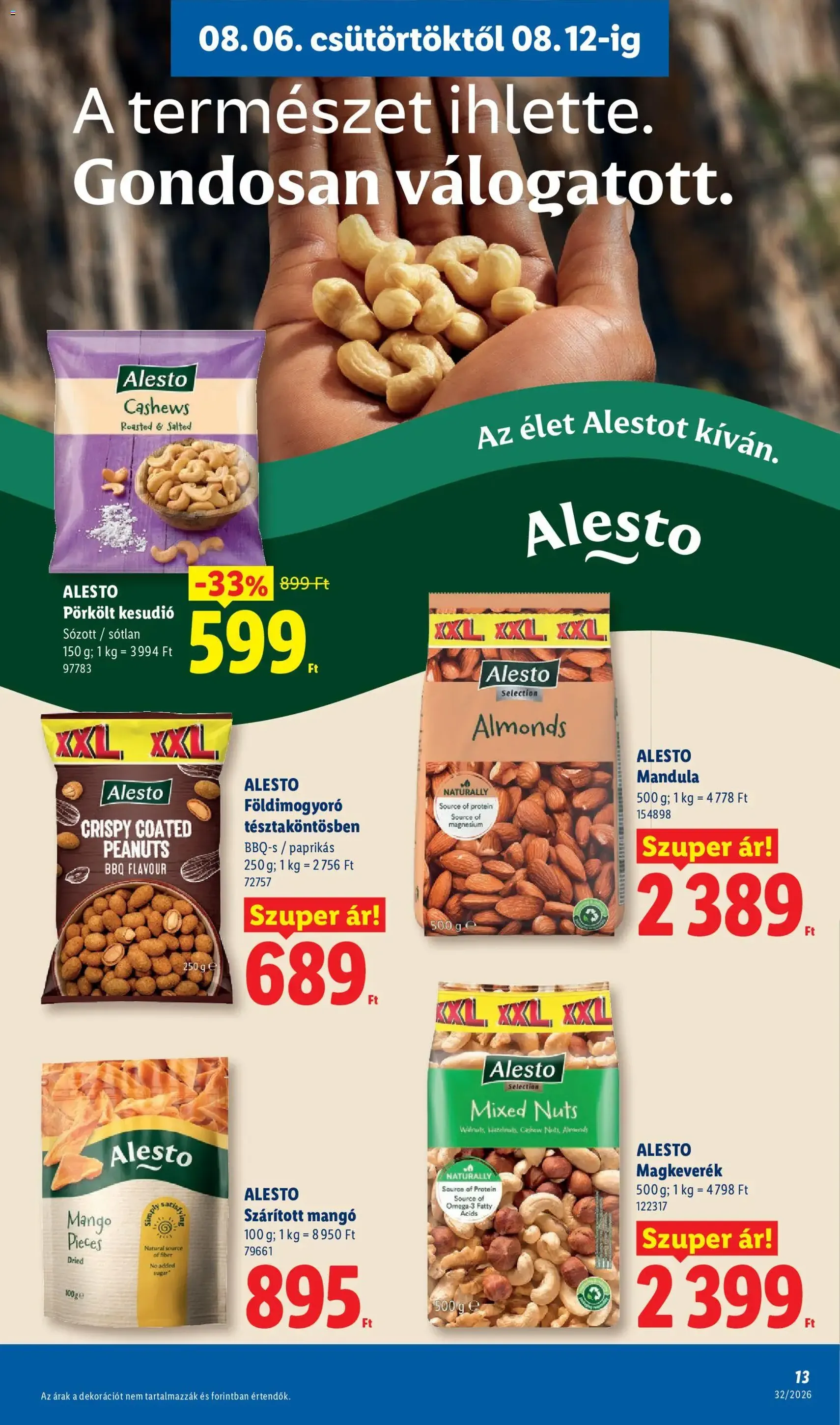 Lidl akciós újság - 2026.08.06. érvényes szórólap 13 oldal 80 oldalból