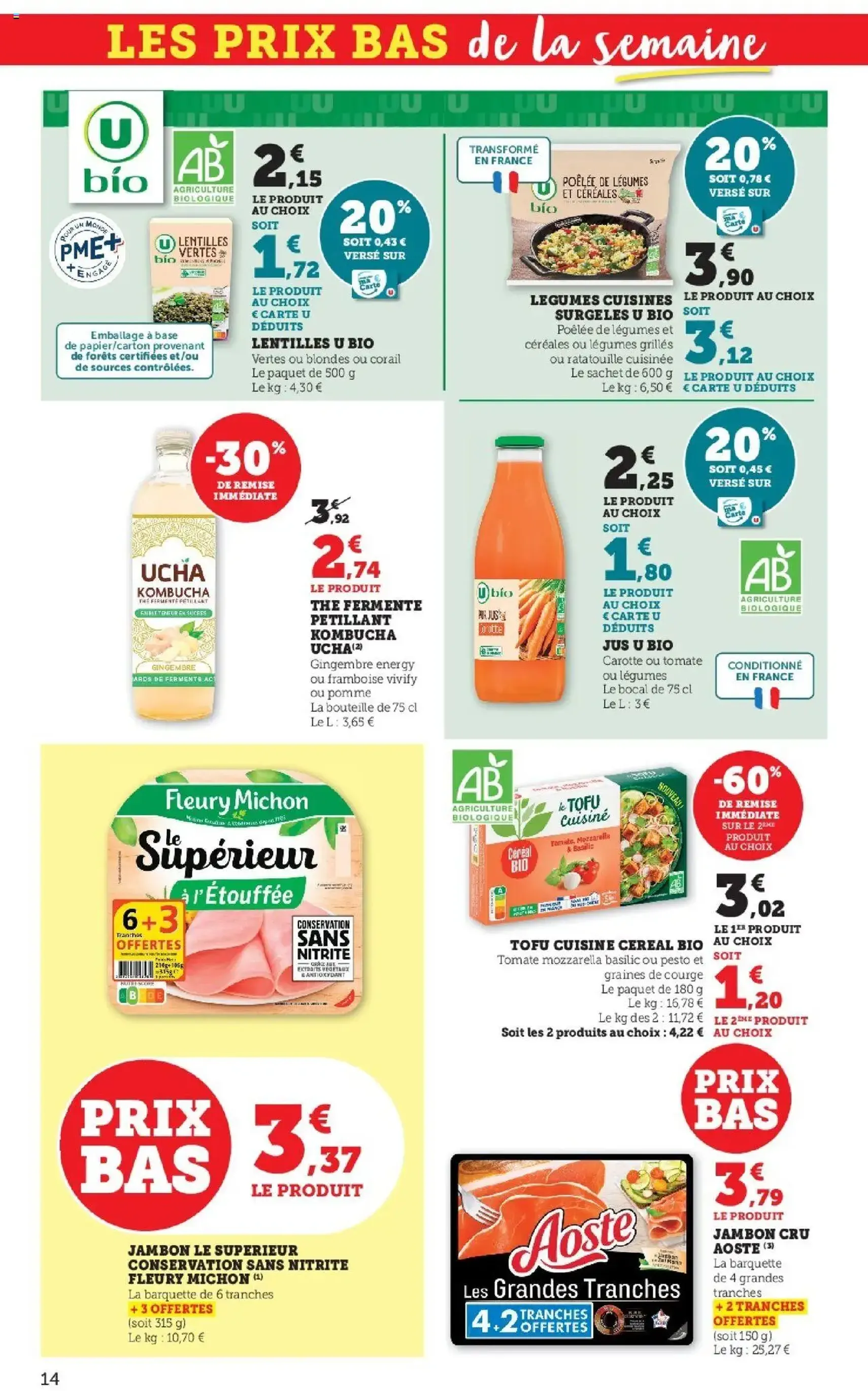 Super U catalogue - brochure valable à partir du 21/10/2025, page 14 sur 36 Super U catalogue - brochure valable à partir du 21/10/2025, page 14 sur 36