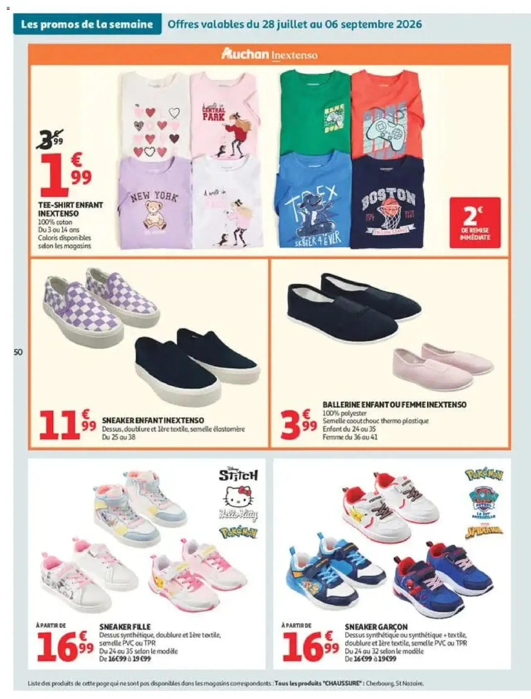 Auchan prospectus - brochure valable à partir du 28/07/2026, page 50 sur 54