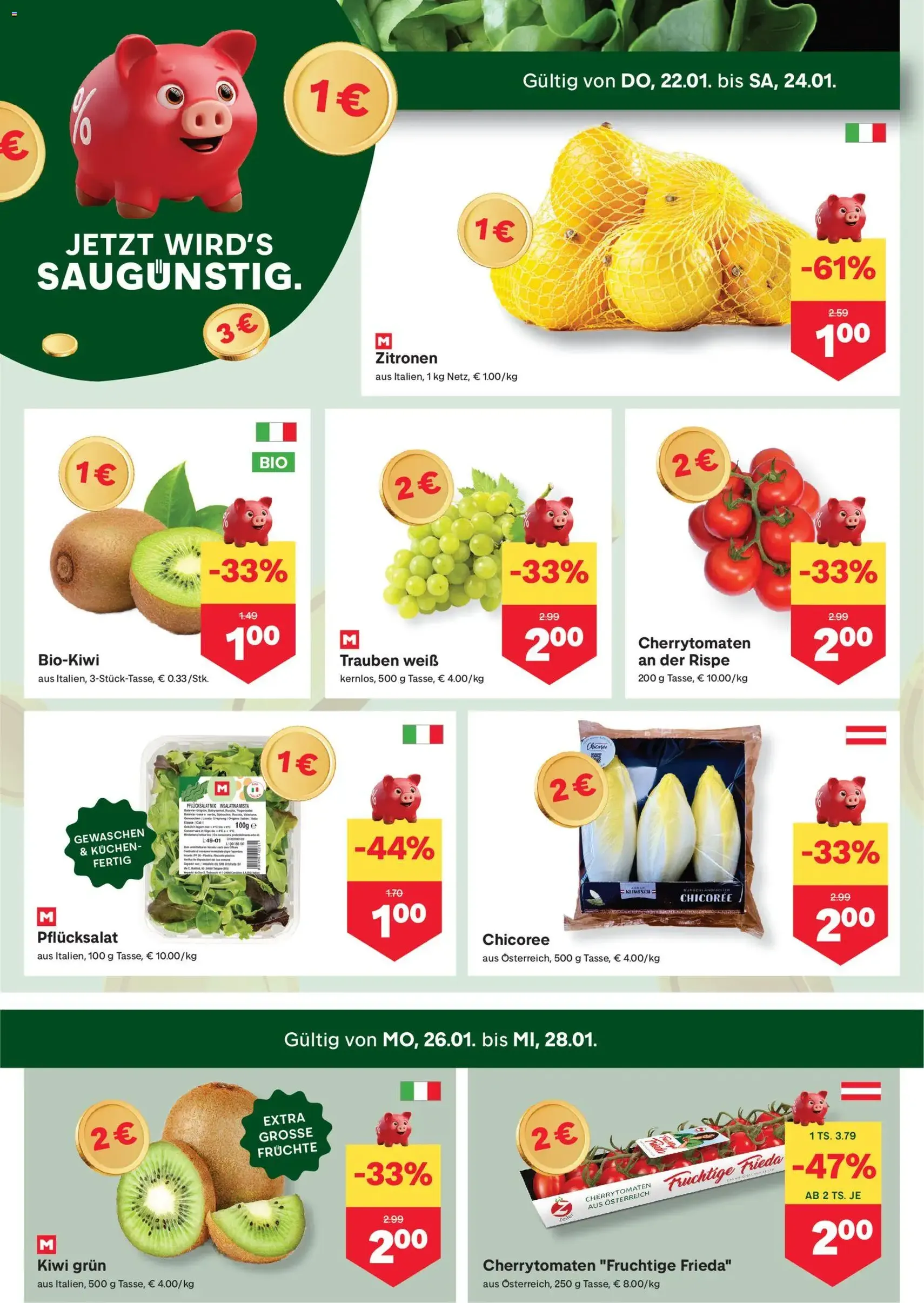 MPREIS Flugblatt - Gültiger Prospekt ab 22.01.2026, Seite 2 von insgesamt 14