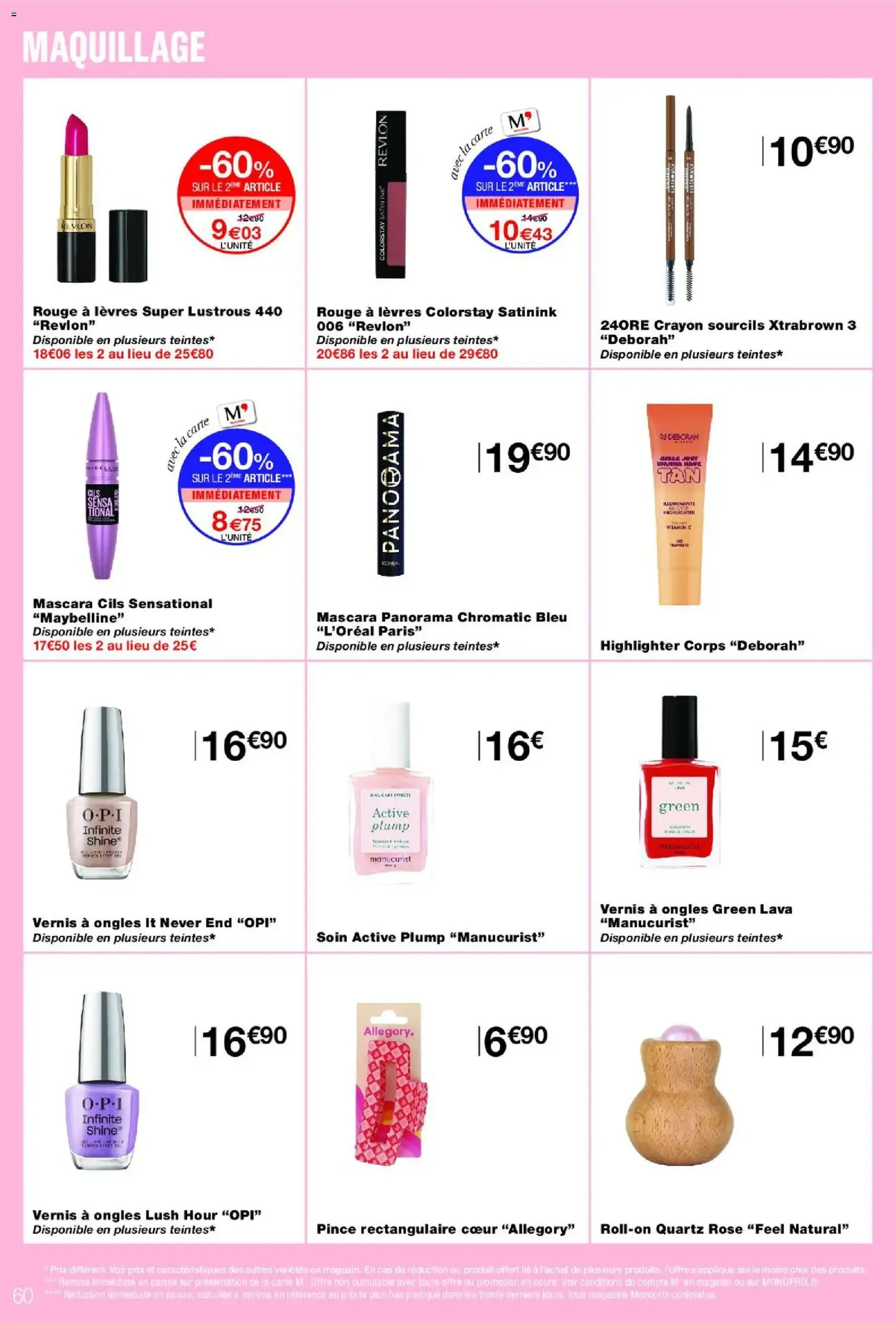 Monoprix catalogue - brochure valable à partir du 16/06/2026, page 60 sur 65