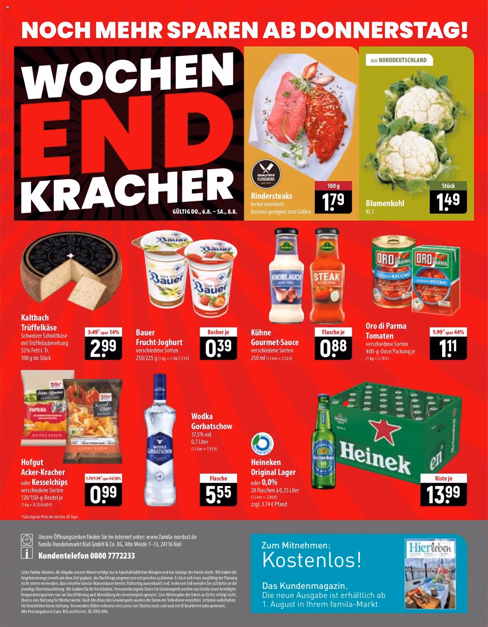 Famila Prospekt - Gültiger Prospekt ab 03.08.2026, Seite 24 von insgesamt 24