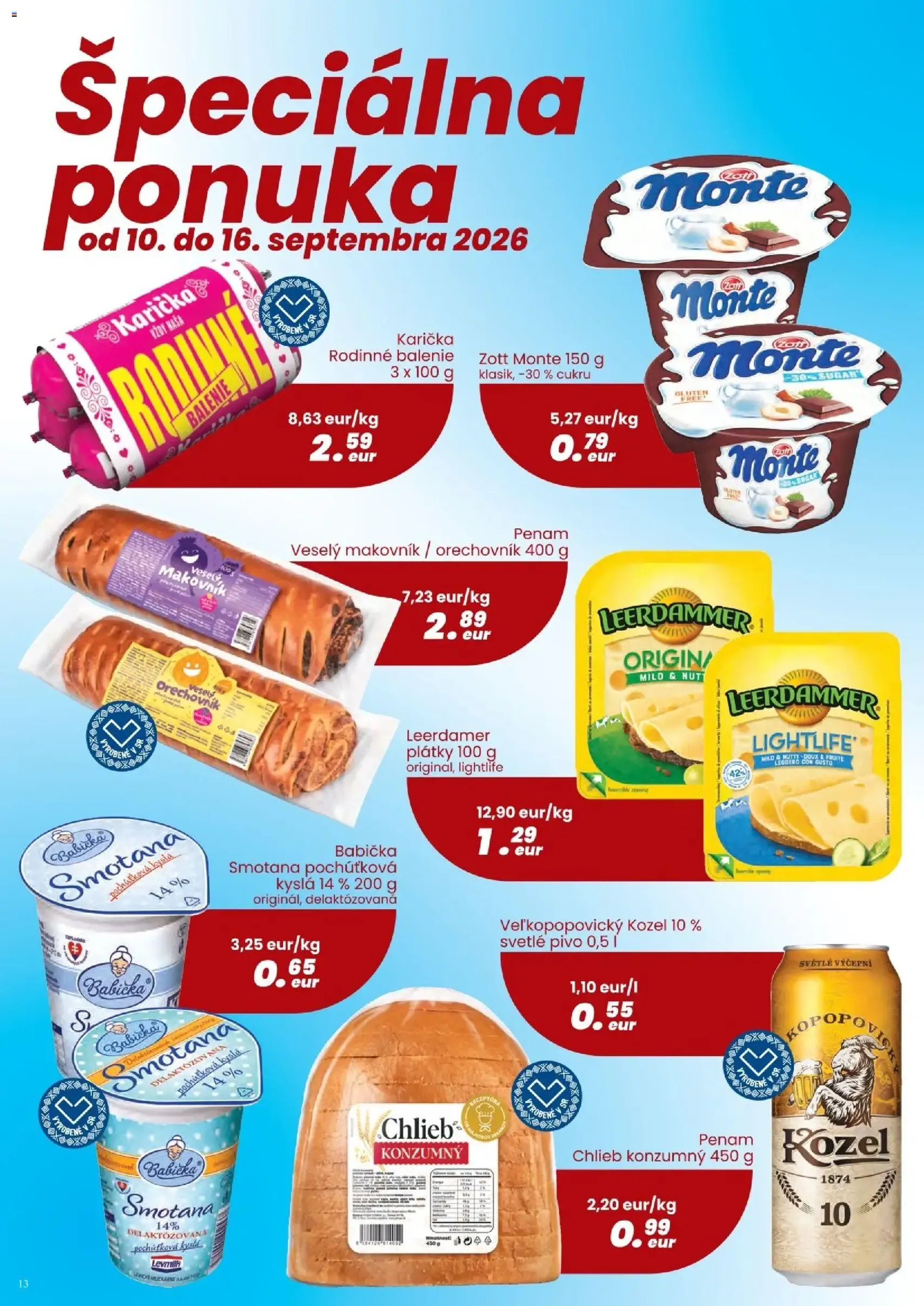 CBA Komfos leták - platný leták od 03.09.2026 strana 13 z 24