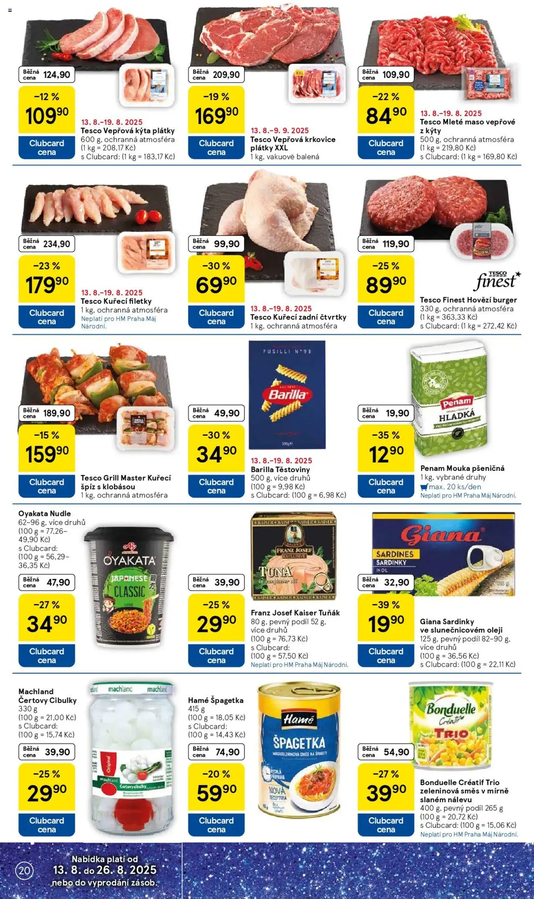Tesco leták - Hypermarket - platný leták od 13.08.2025 strana 20 z 36 Tesco leták - Hypermarket - platný leták od 13.08.2025 strana 20 z 36