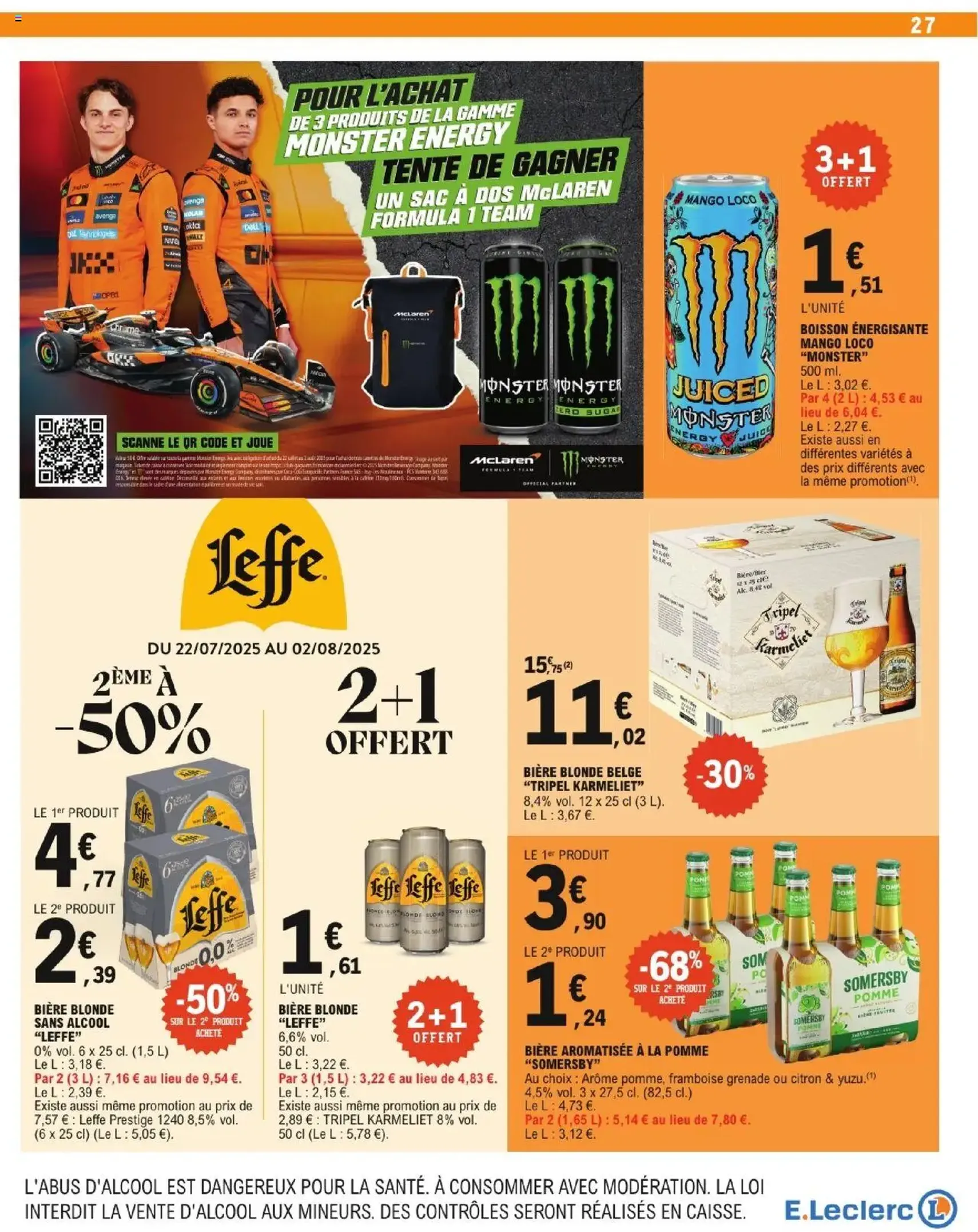 E.Leclerc catalogue semaine 30 - brochure valable à partir du 22/07/2025, page 27 sur 32 E.Leclerc catalogue semaine 30 - brochure valable à partir du 22/07/2025, page 27 sur 32