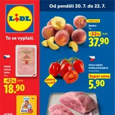 Lidl leták - náhled letáku platný od 20.07.2026
