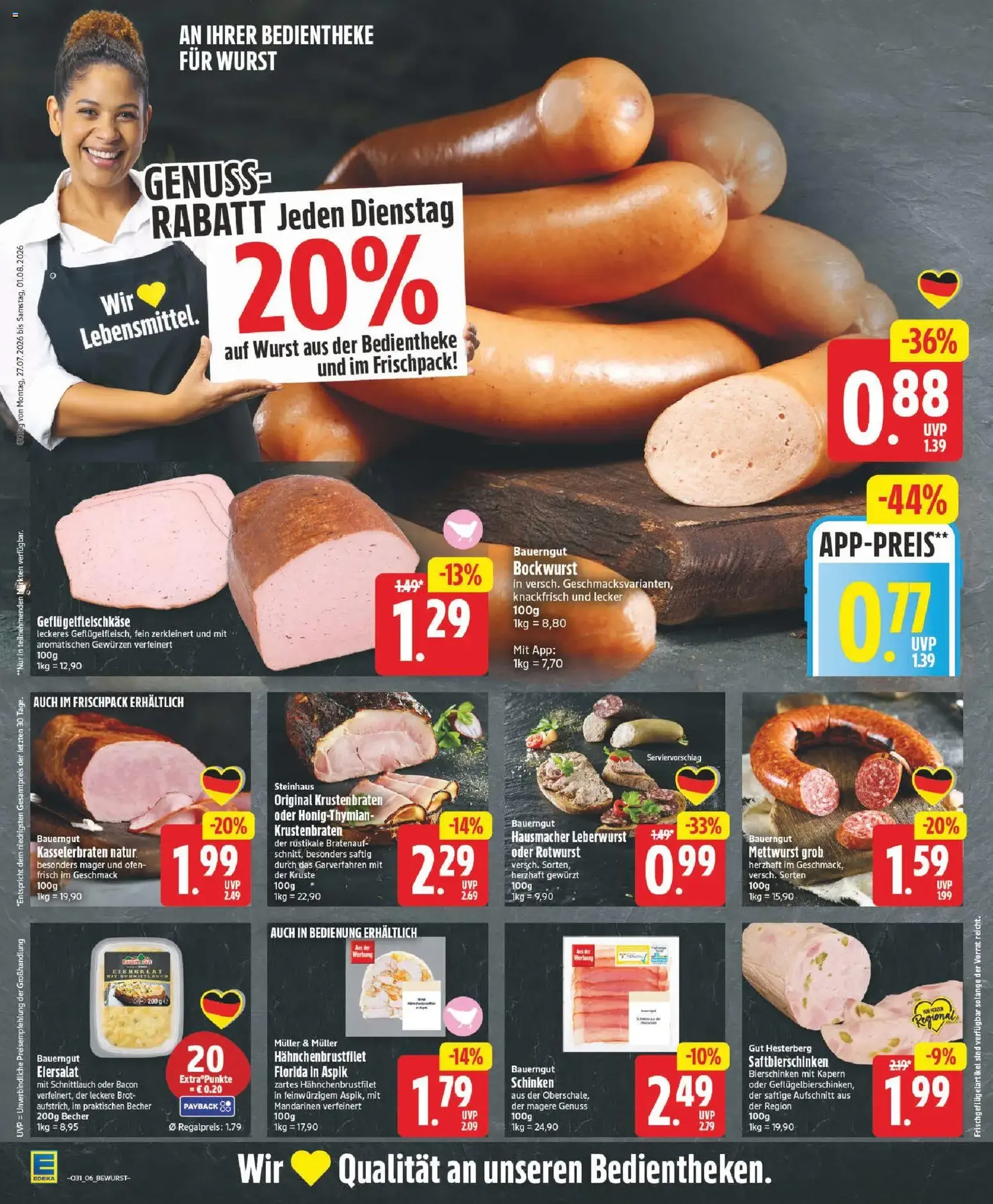 Edeka Prospekt - Gültiger Prospekt ab 27.07.2026, Seite 6 von insgesamt 28