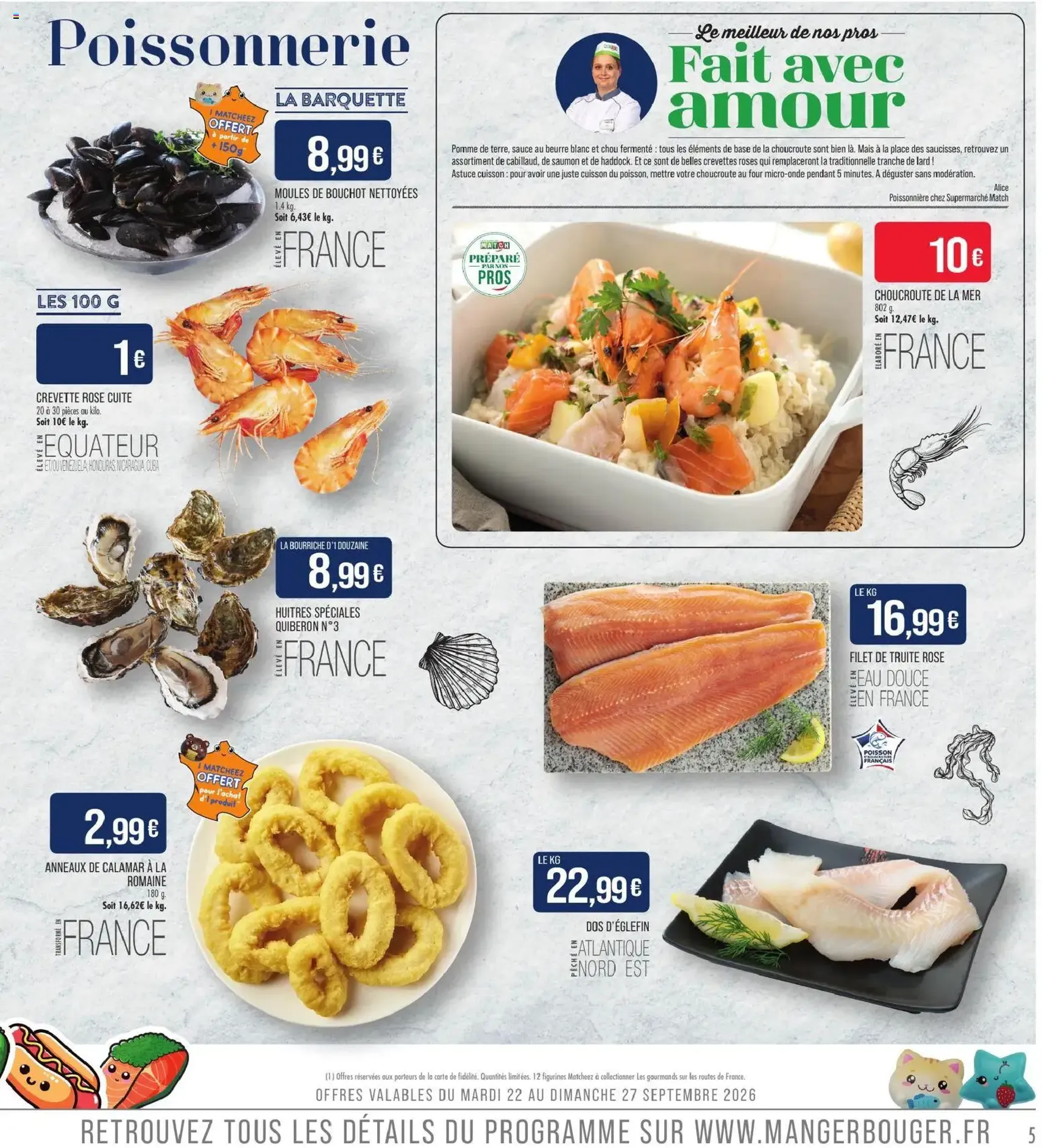 Match Supermarché catalogue - brochure valable à partir du 22/09/2026, page 5 sur 24