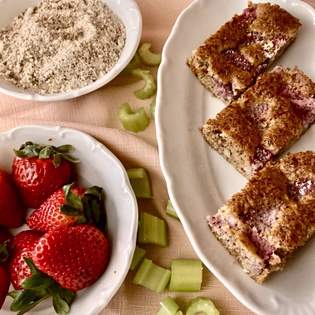 Recipe preview Rhubarb-Strawberry Mug Bublanina SCD