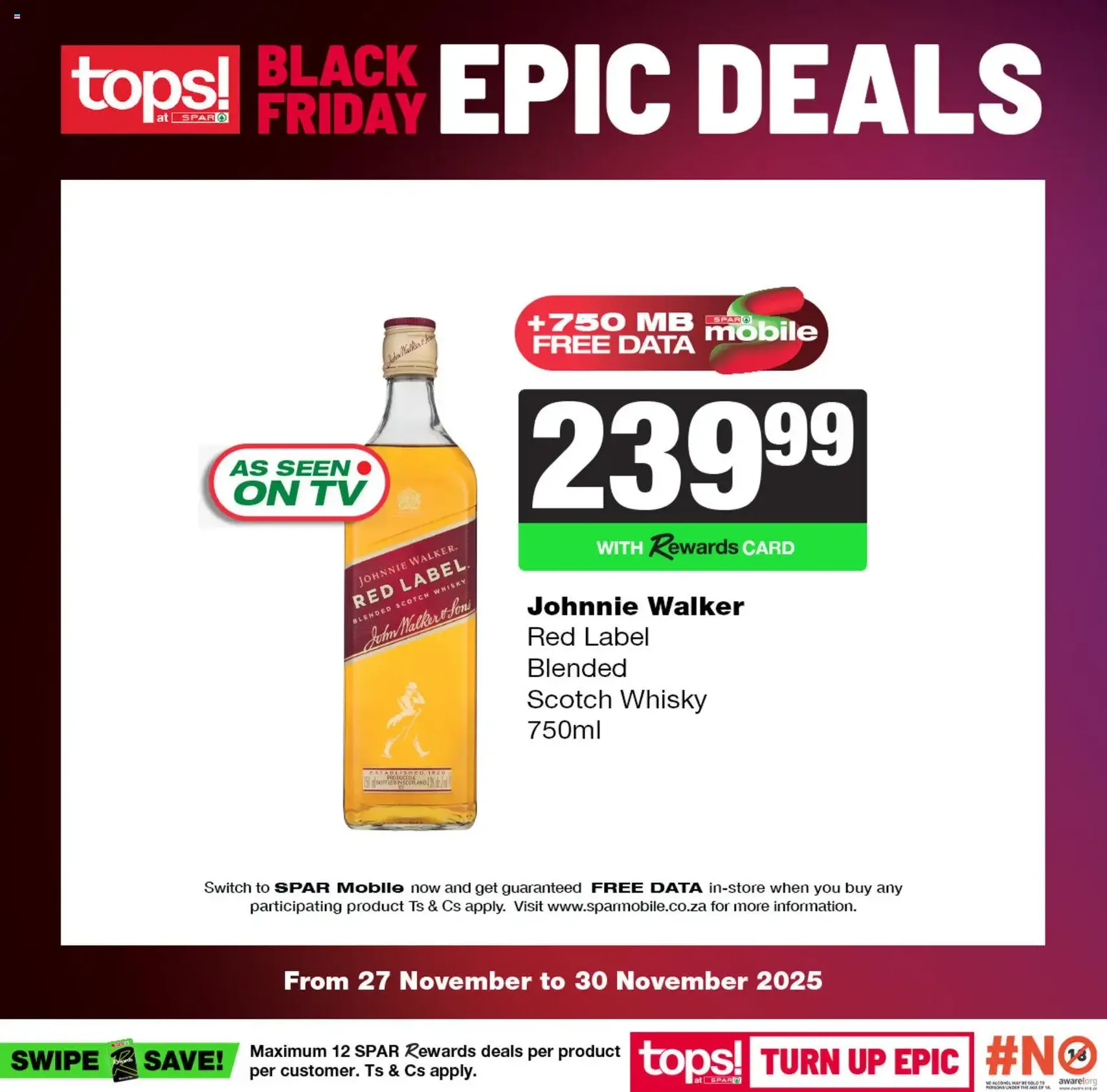 Tops at Spar Black Friday - valid flyer from 27/11/2025, page 3 of 31