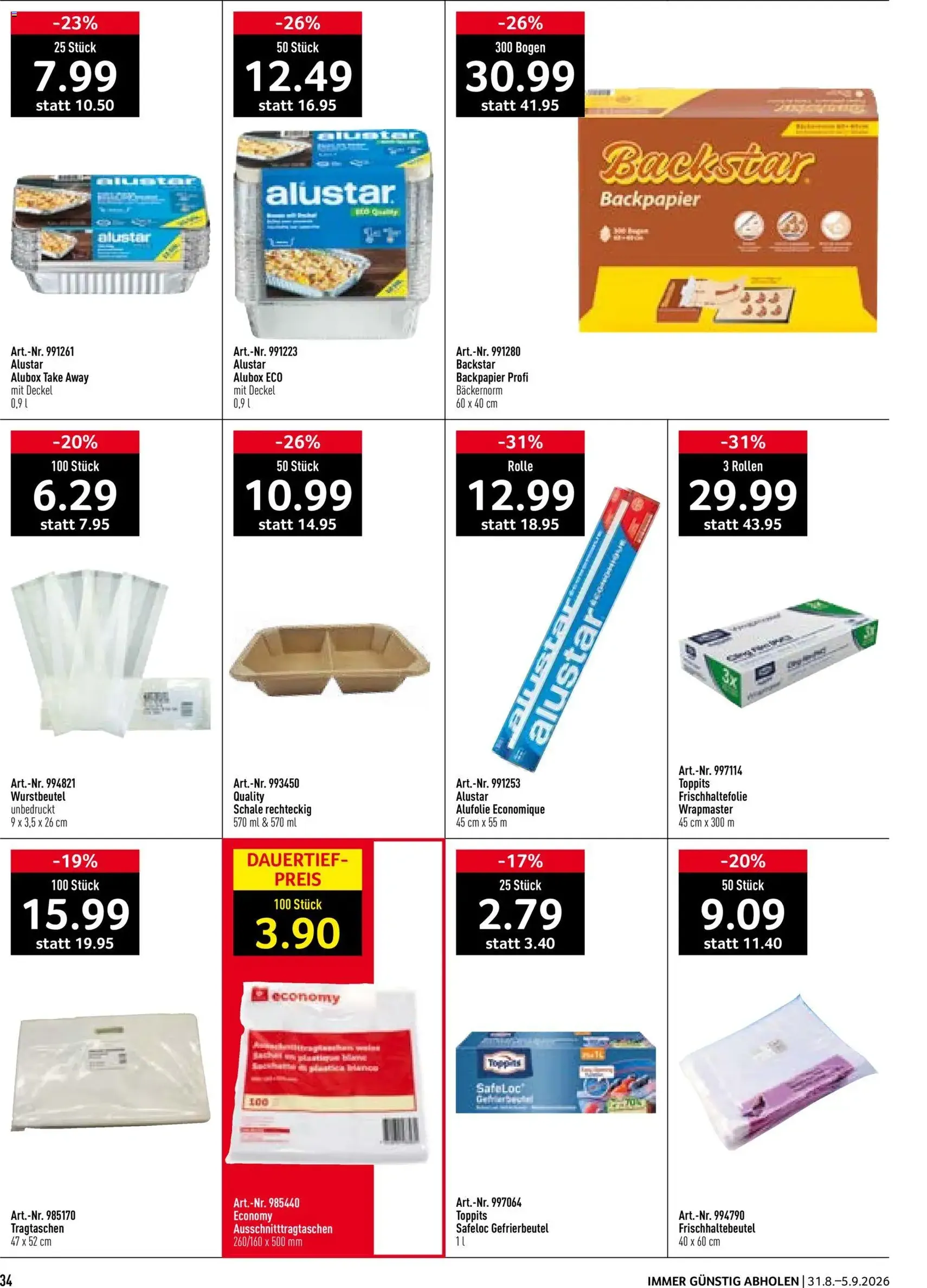 Prodega aktionen - Gültiger Prospekt ab 31.08.2026, Seite 34 von insgesamt 36