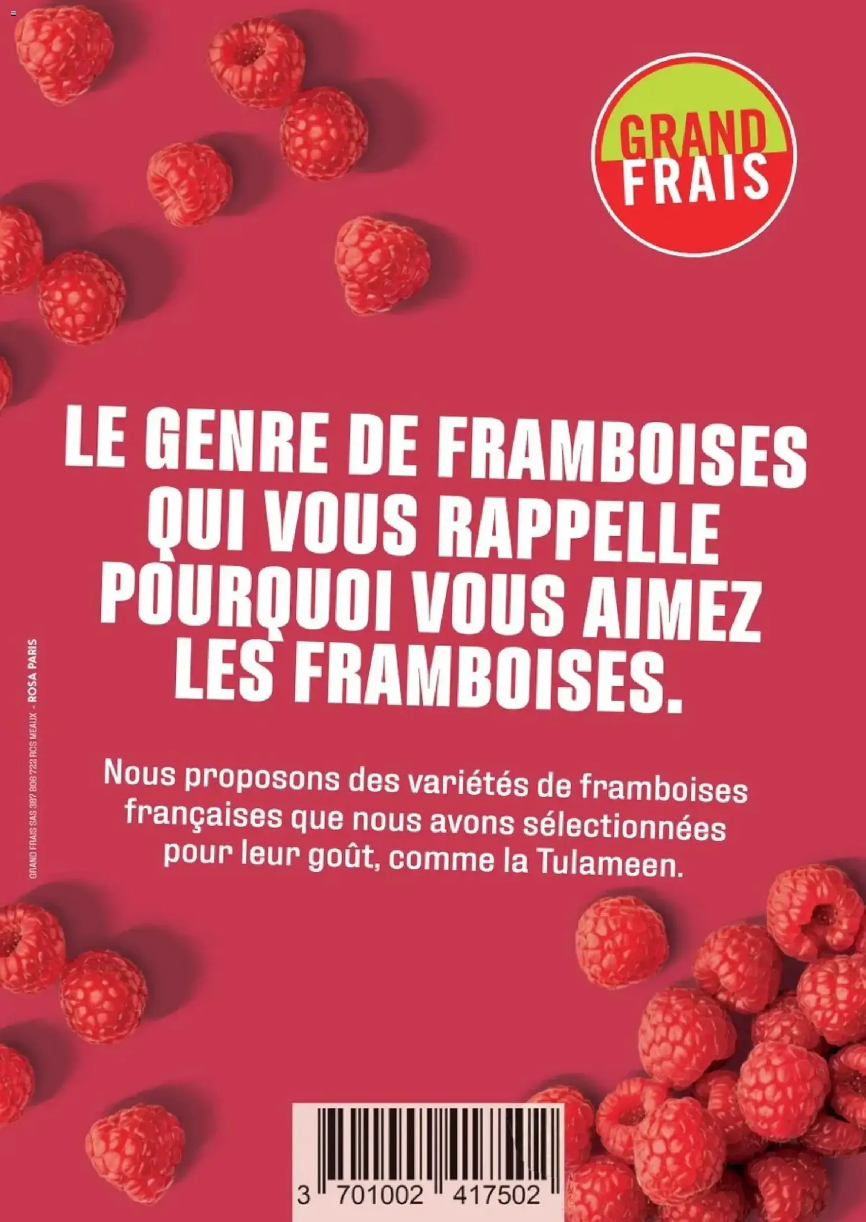 Grand Frais - Eté 2026 - brochure valable à partir du 30/09/2026, page 68 sur 68