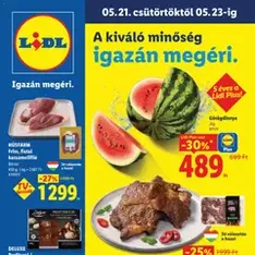 Lidl akciós újság - szórólap előnézete érvényes 2026.05.21. -tól