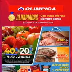 Vista previa del folleto Olímpica - Miércoles de plaza válido desde 18/02/2026