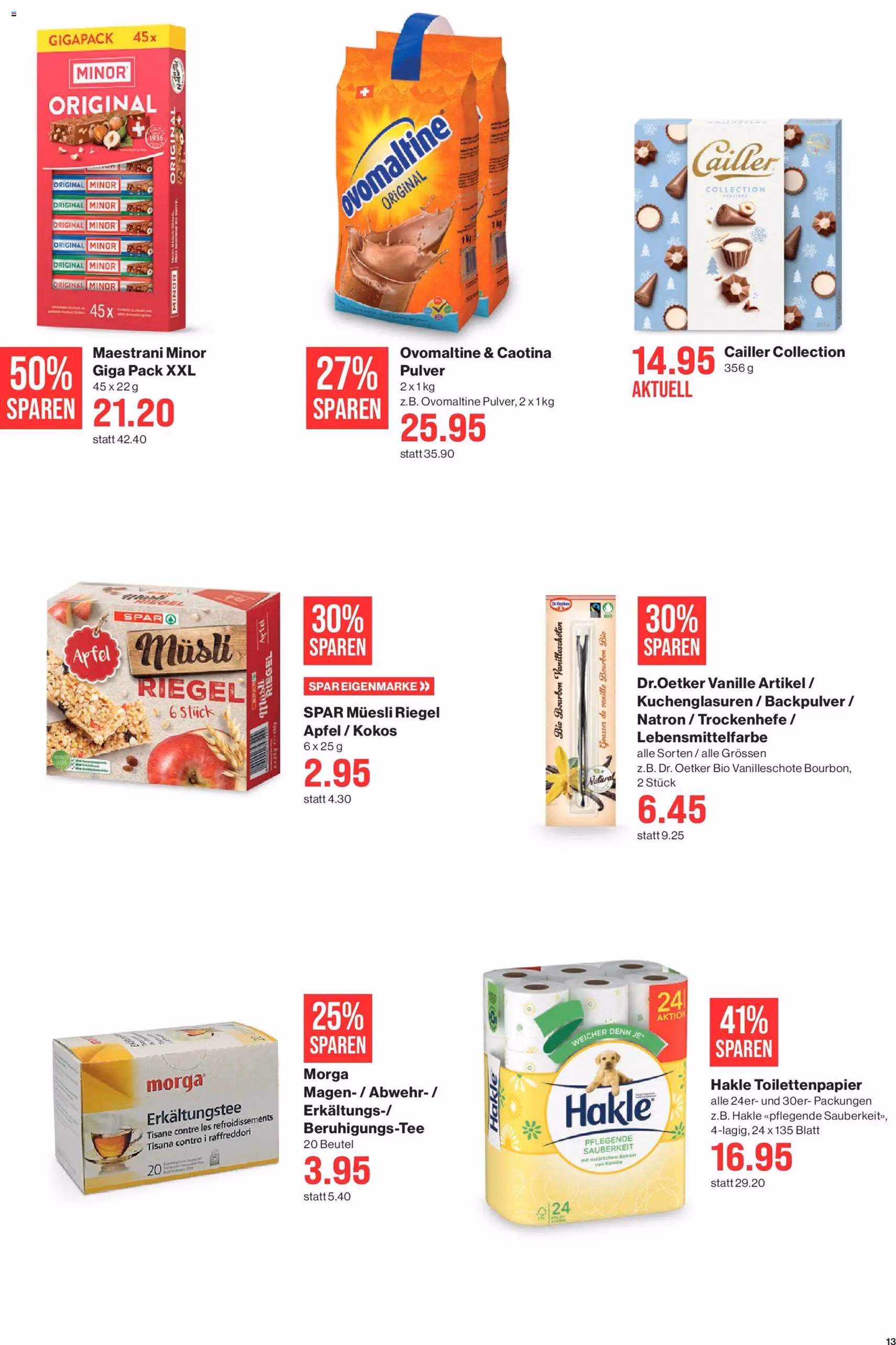 SPAR Aktionen - Gültiger Prospekt ab 18.12.2025, Seite 13 von insgesamt 23