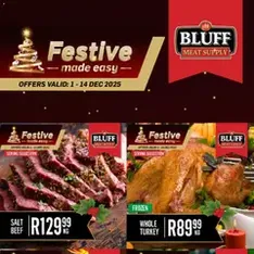Bluff Meat Supply Festive - made easy - Flyer preview valid from 01/12/2025