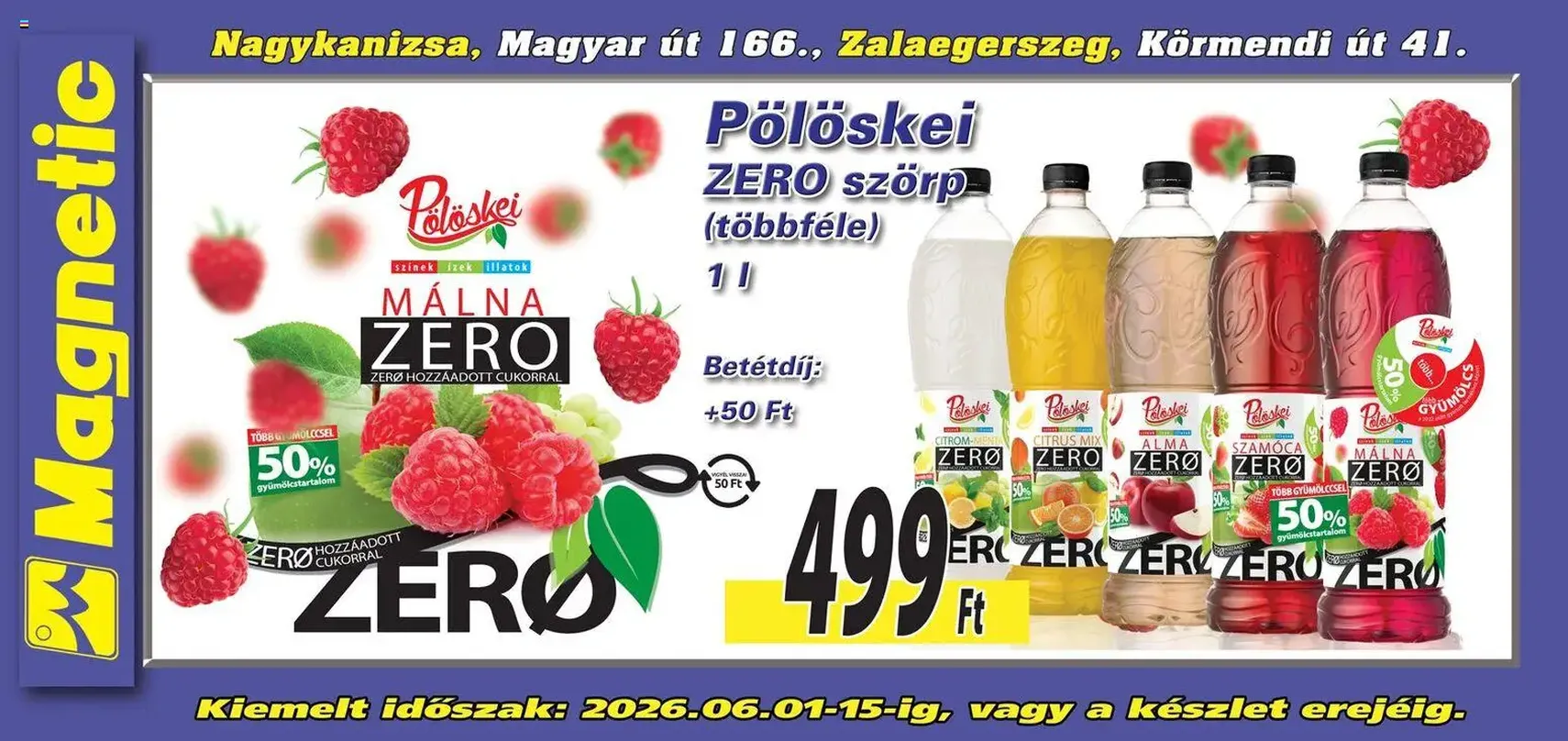 Magnetic Aktuális óriásplakátok - 2026.06.01. érvényes szórólap 3 oldal 6 oldalból