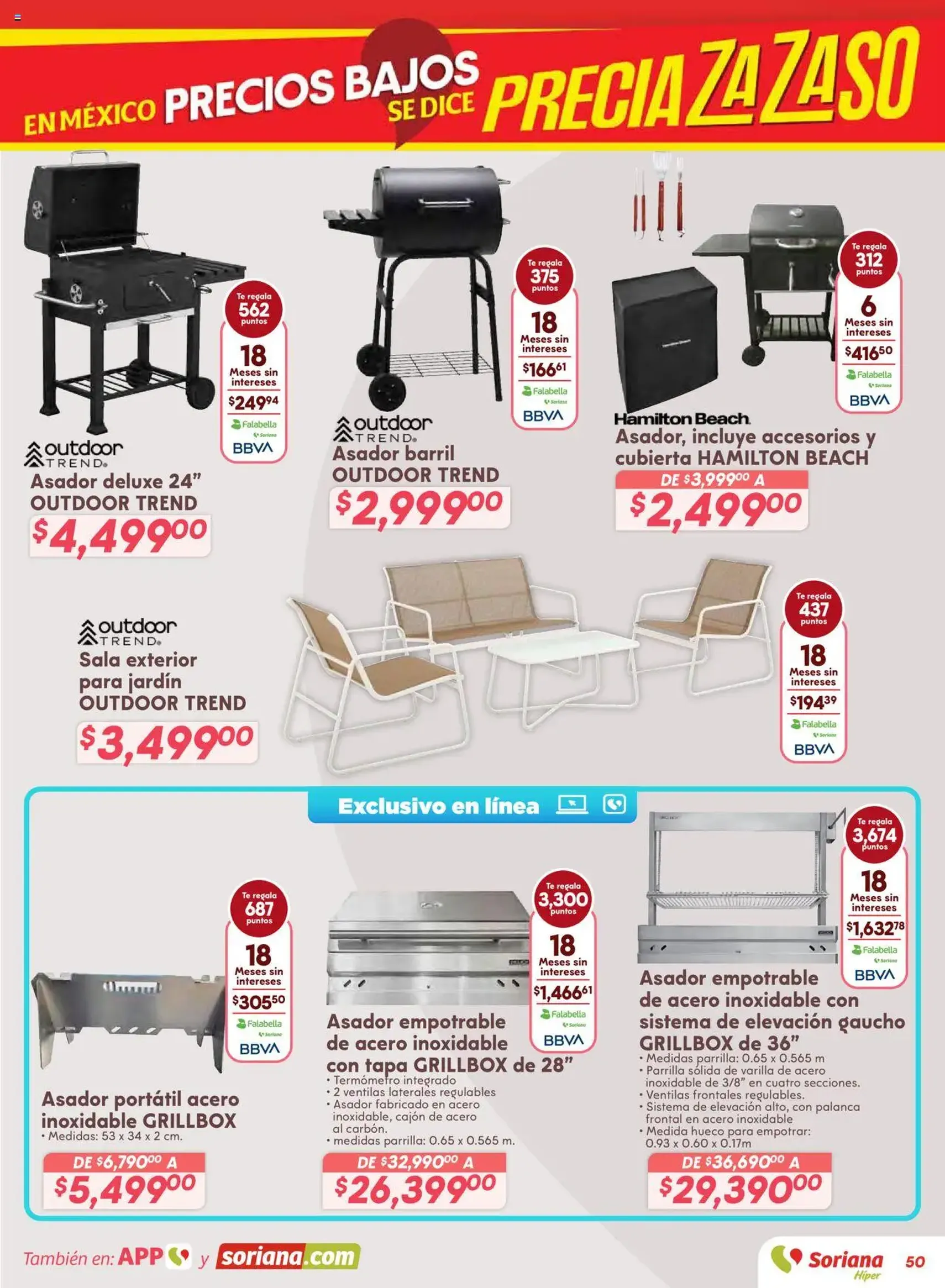 Soriana - Preciazazaso Híper: Ags, Col, Gto, Jal, Mich - folleto válido desde 14/08/2025 página 50 de 55 Soriana - Preciazazaso Híper: Ags, Col, Gto, Jal, Mich - folleto válido desde 14/08/2025 página 50 de 55