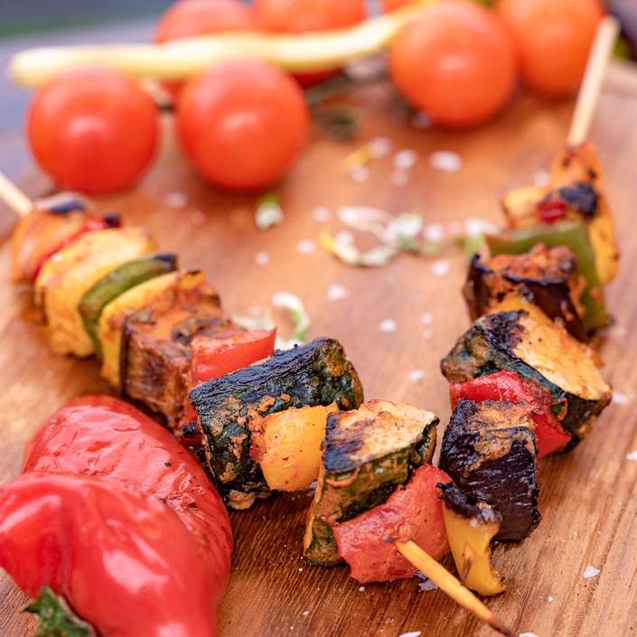 Kebab turco de pollo fácil