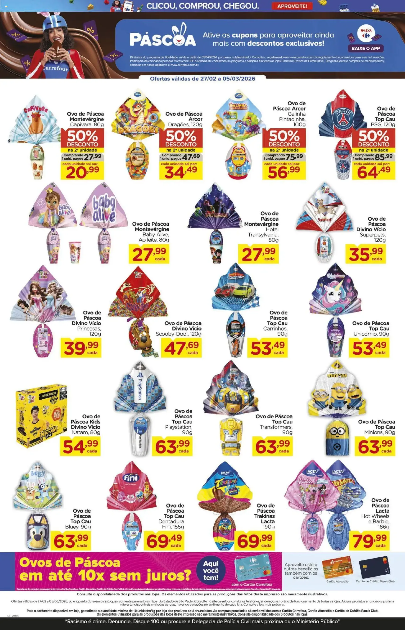 Carrefour ofertas Páscoa - folheto válido a partir de 27/02/2026 página 2 de 4