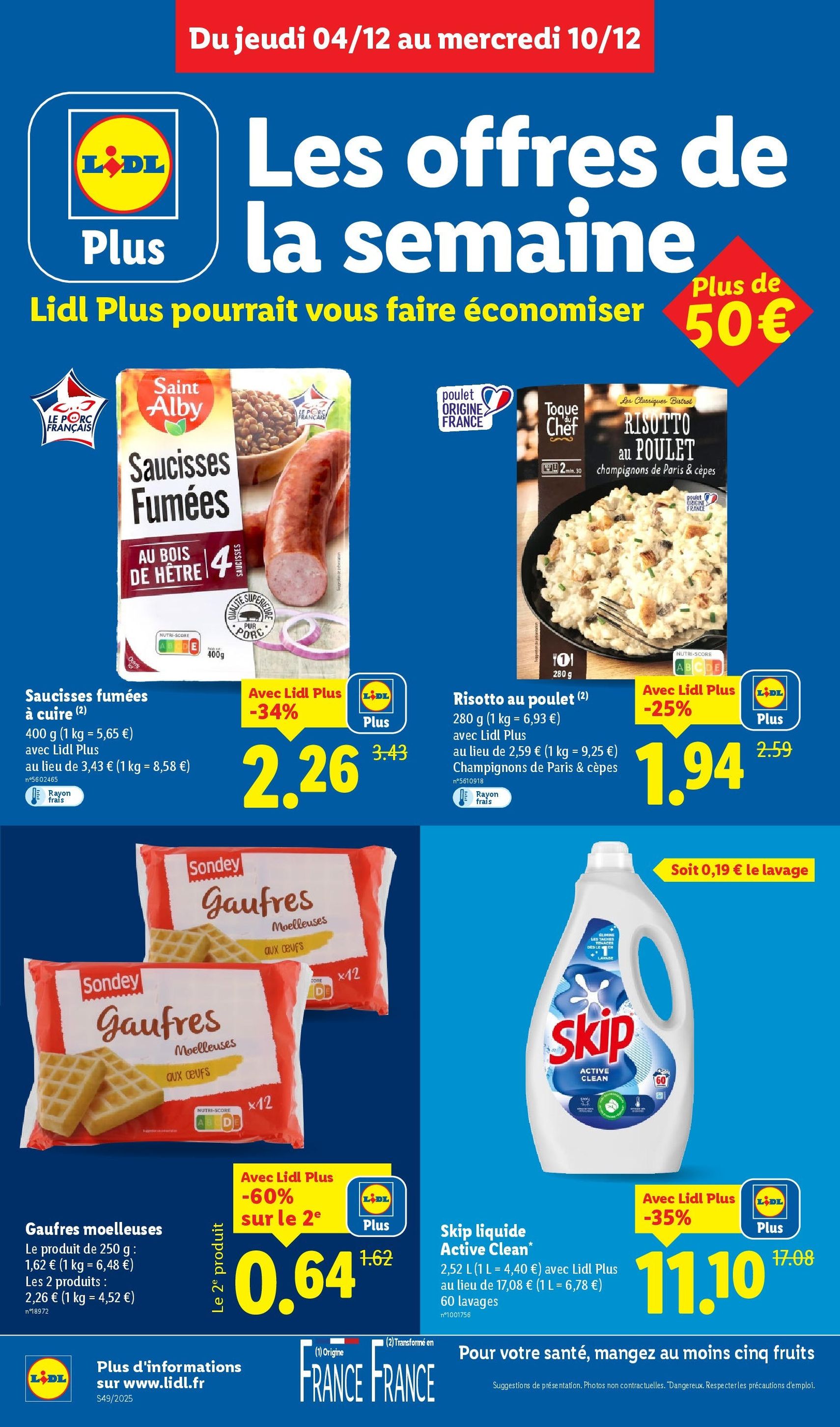 LIDL catalogue semaine 49 - brochure valable à partir du 04/12/2025, page 10 sur 96