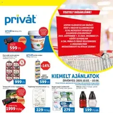 PRIVÁT Akciós újság - szórólap előnézete érvényes 2025.10.02. -tól