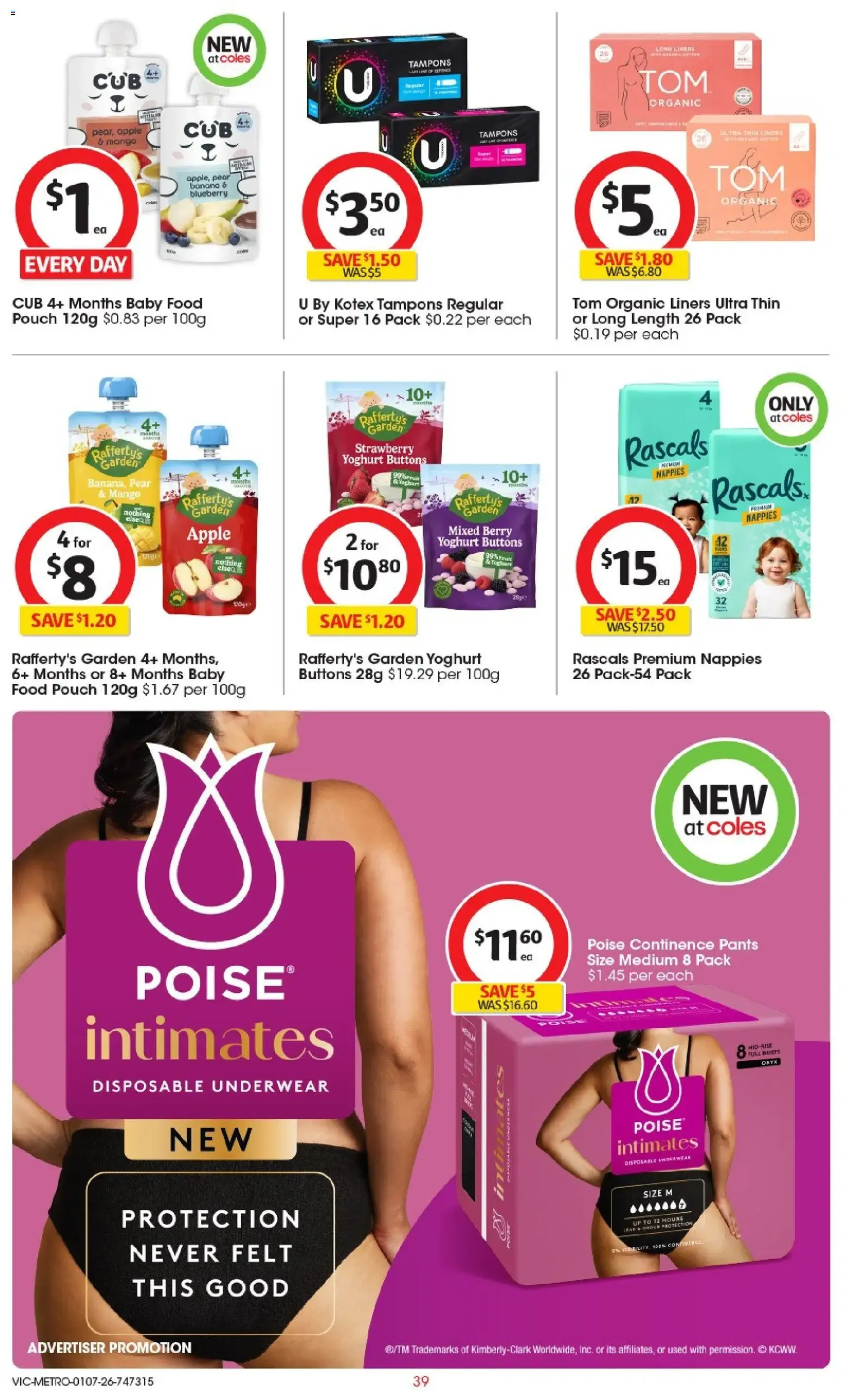 Coles catalogue - valid flyer from 01/07/2026, page 39 of 46