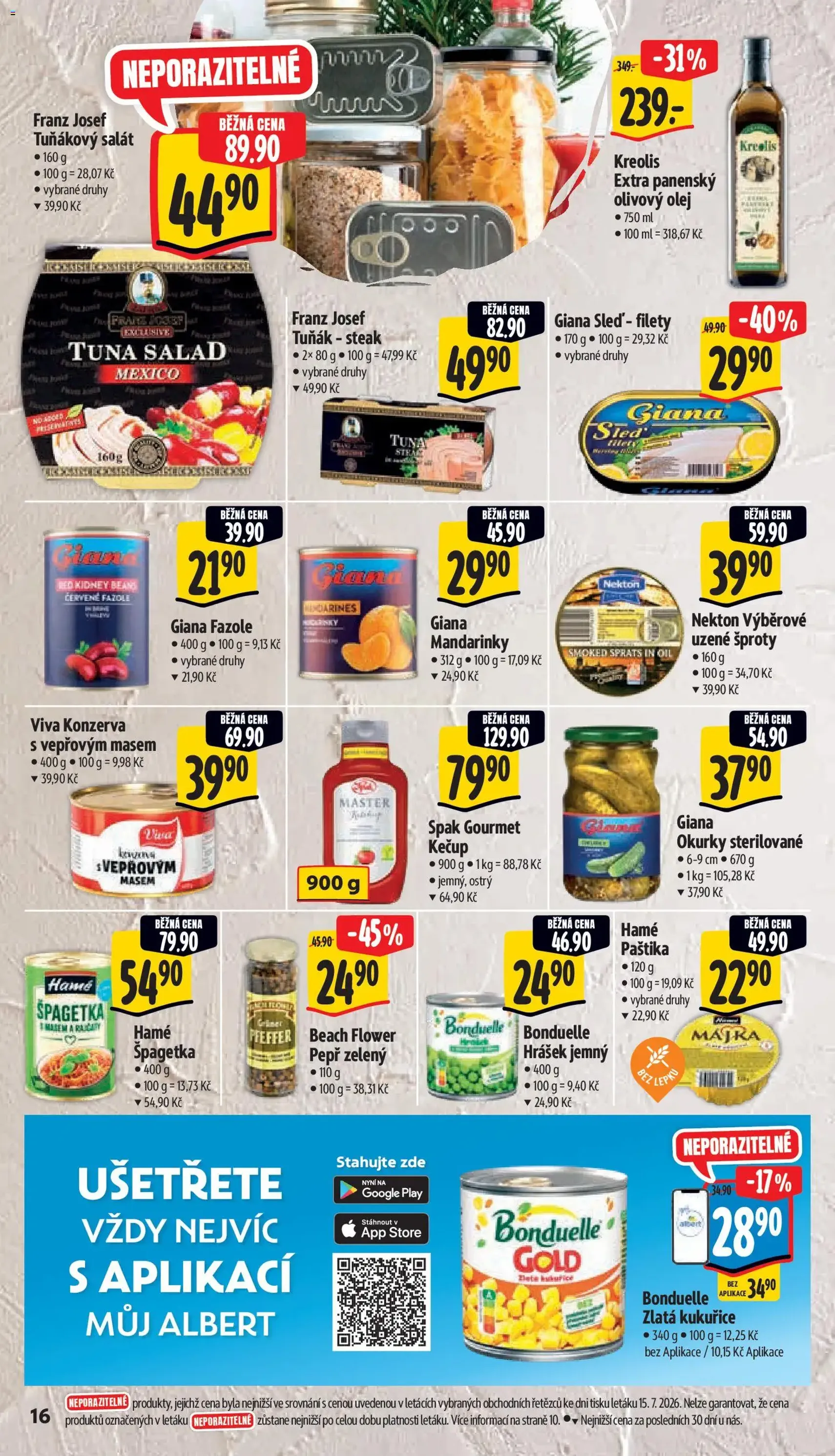 Albert leták - Hypermarket - platný leták od 22.07.2026 strana 26 z 50