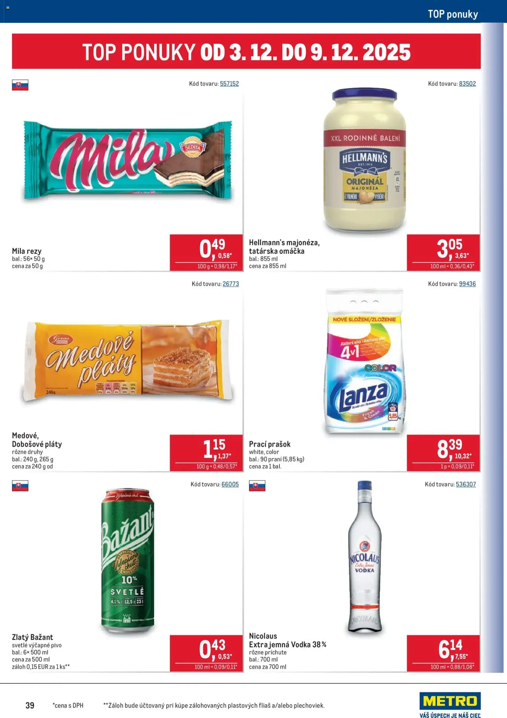 Metro Maloobchod - platný leták od 19.11.2025 strana 39 z 40