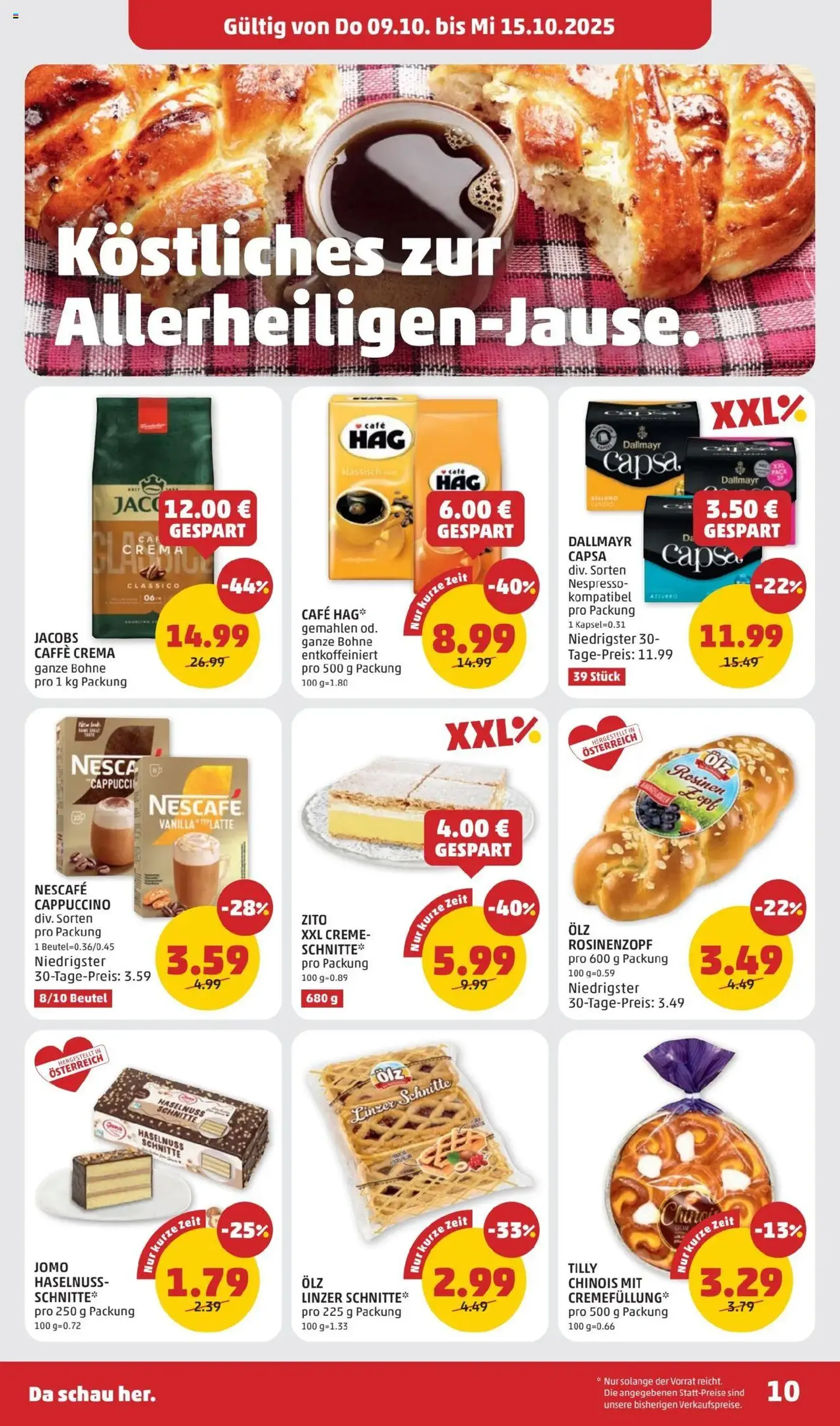 Penny Markt Flugblatt - Gültiger Prospekt ab 09.10.2025, Seite 10 von insgesamt 32