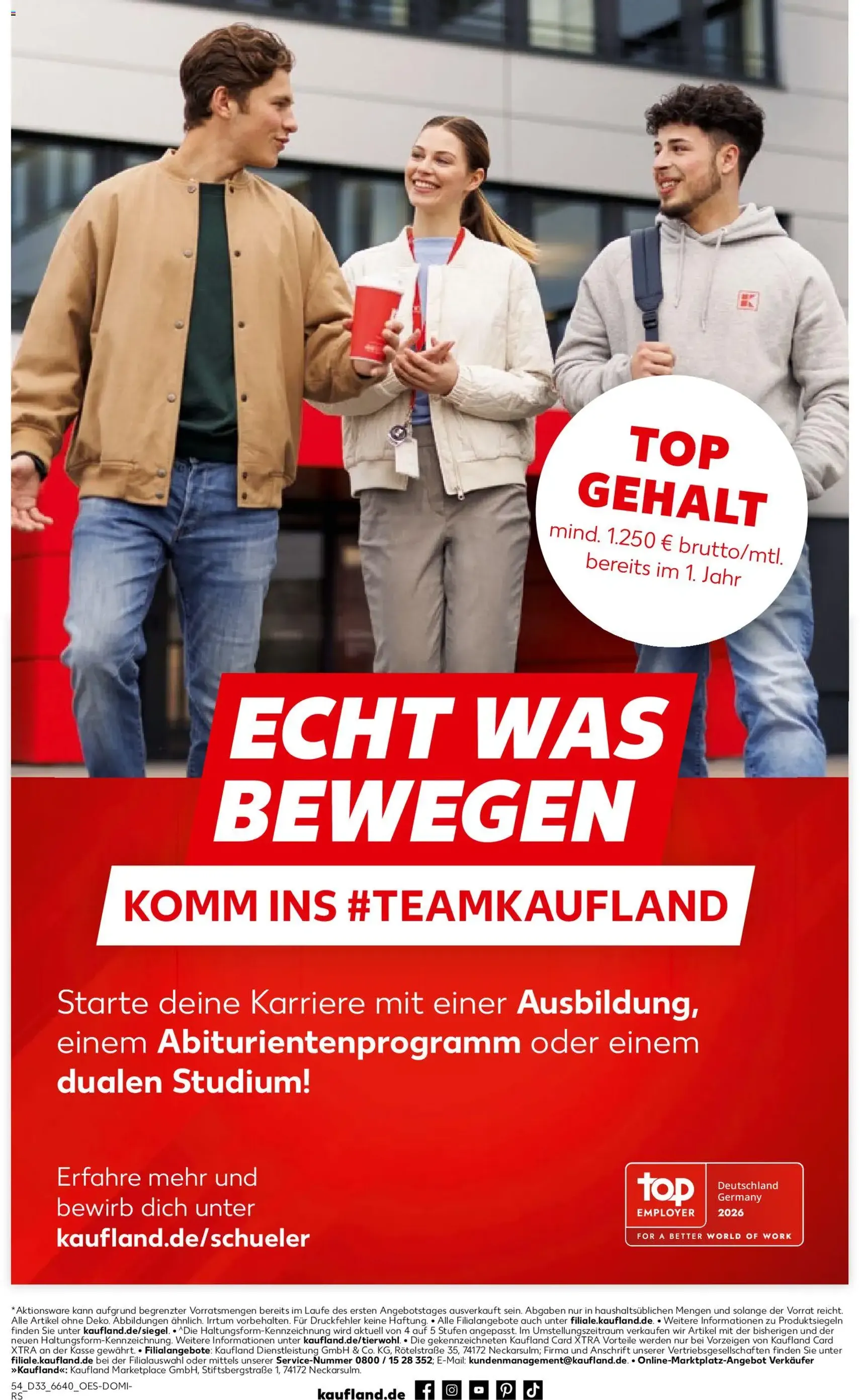 Kaufland Prospekt - Gültiger Prospekt ab 13.08.2026, Seite 54 von insgesamt 54