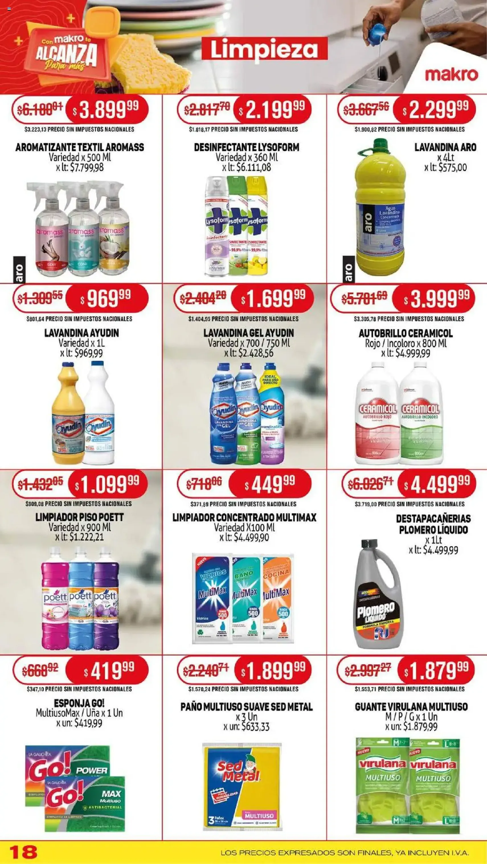 Makro ofertas - folleto válido desde 07/08/2025 página 18 de 19