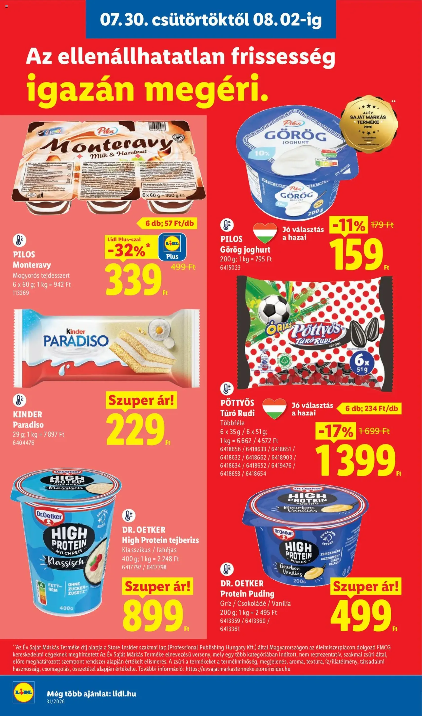 Lidl akciós újság - 2026.07.30. érvényes szórólap 10 oldal 58 oldalból