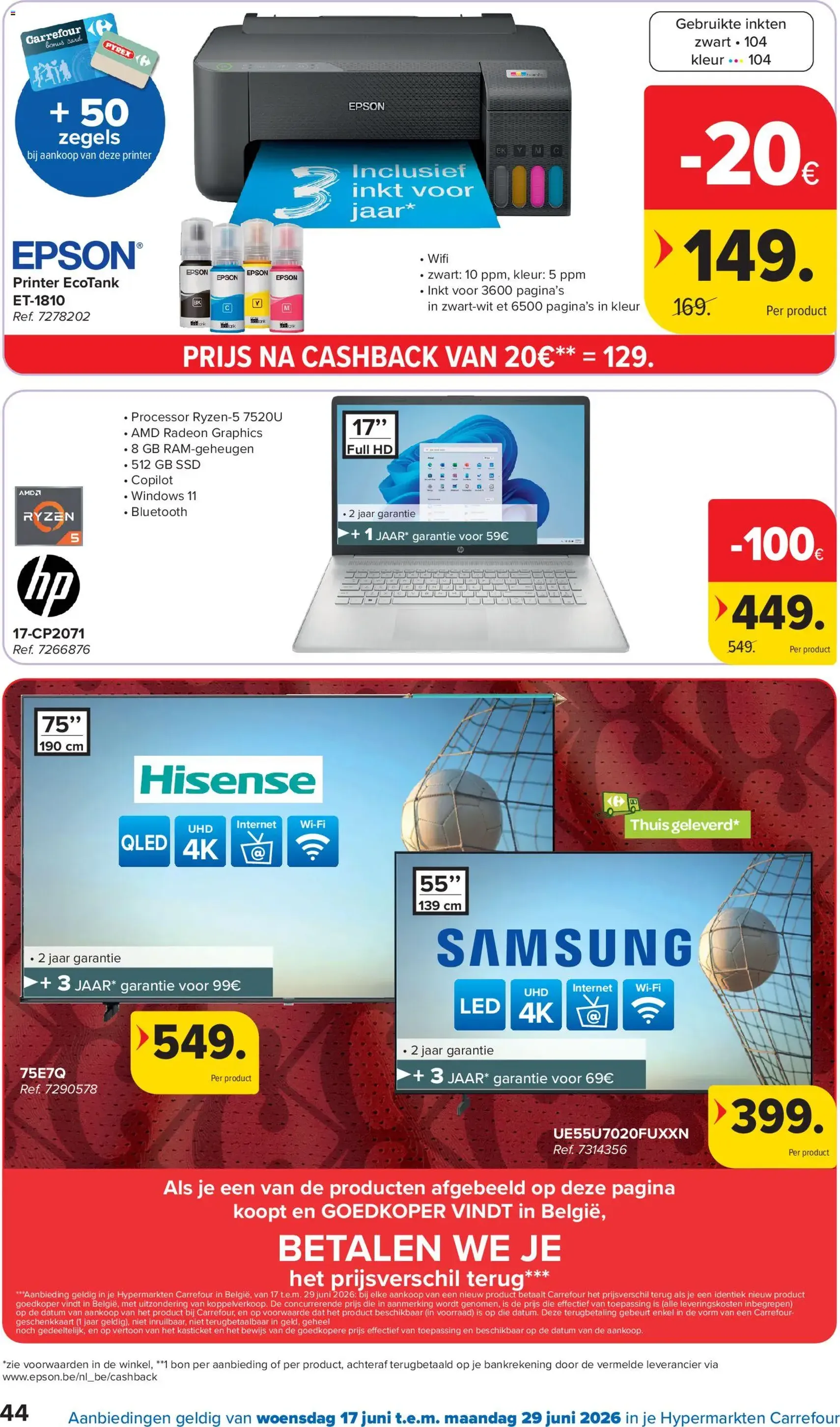 Carrefour Folder week 25 - geldige folder vanaf 17/06/2026 pagina 44 van 57