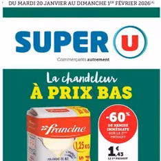 Super U catalogue - Prévisualisation du catalogue valable à partir du 20/01/2026