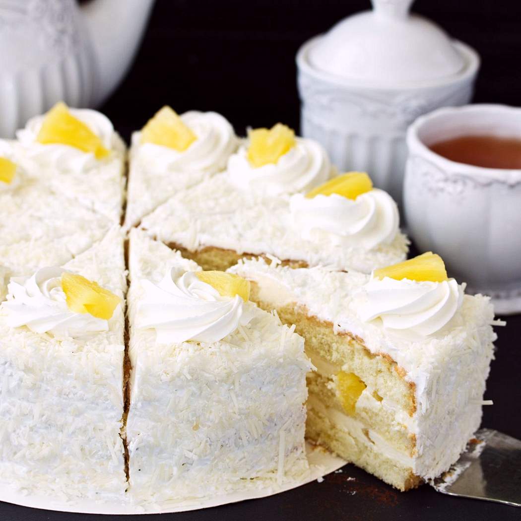 Ananászos-kókuszos torta