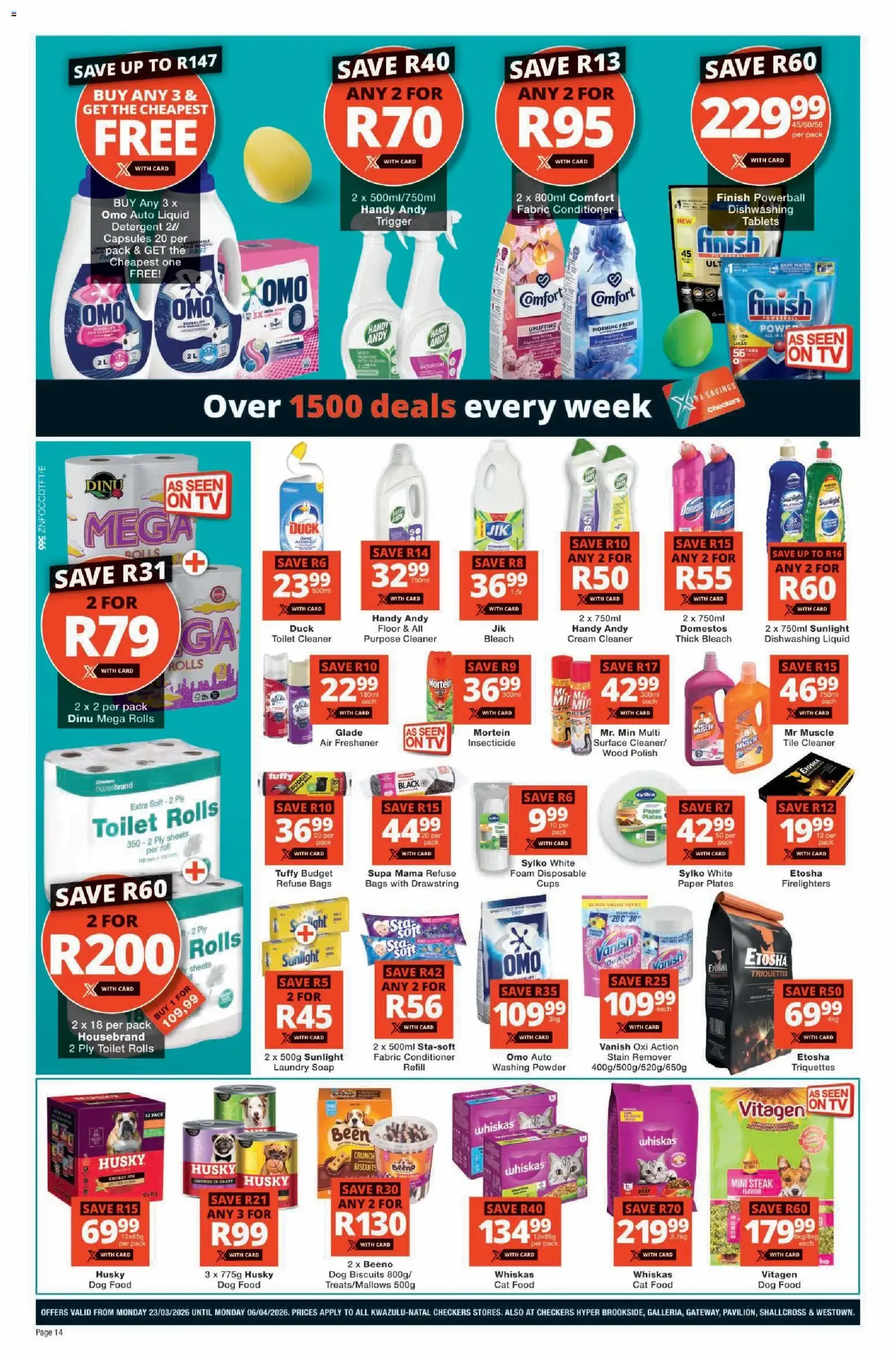 Checkers Specials - valid flyer from 23/03/2026, page 14 of 17