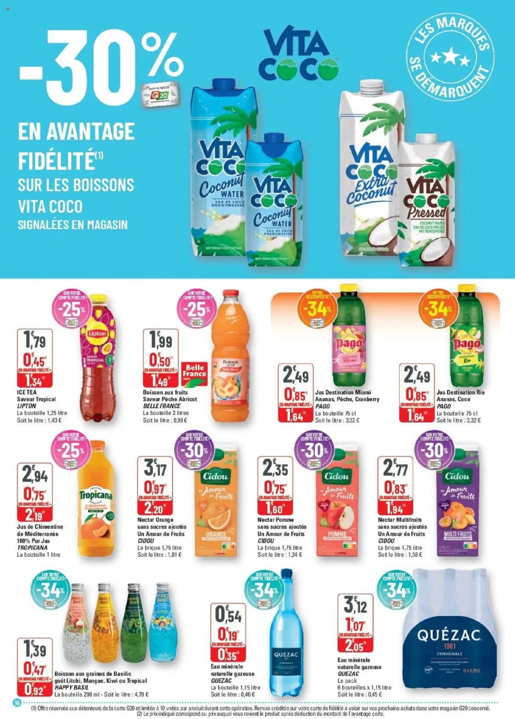 G20 Supermarchés catalogue - brochure valable à partir du 23/09/2026, page 16 sur 20