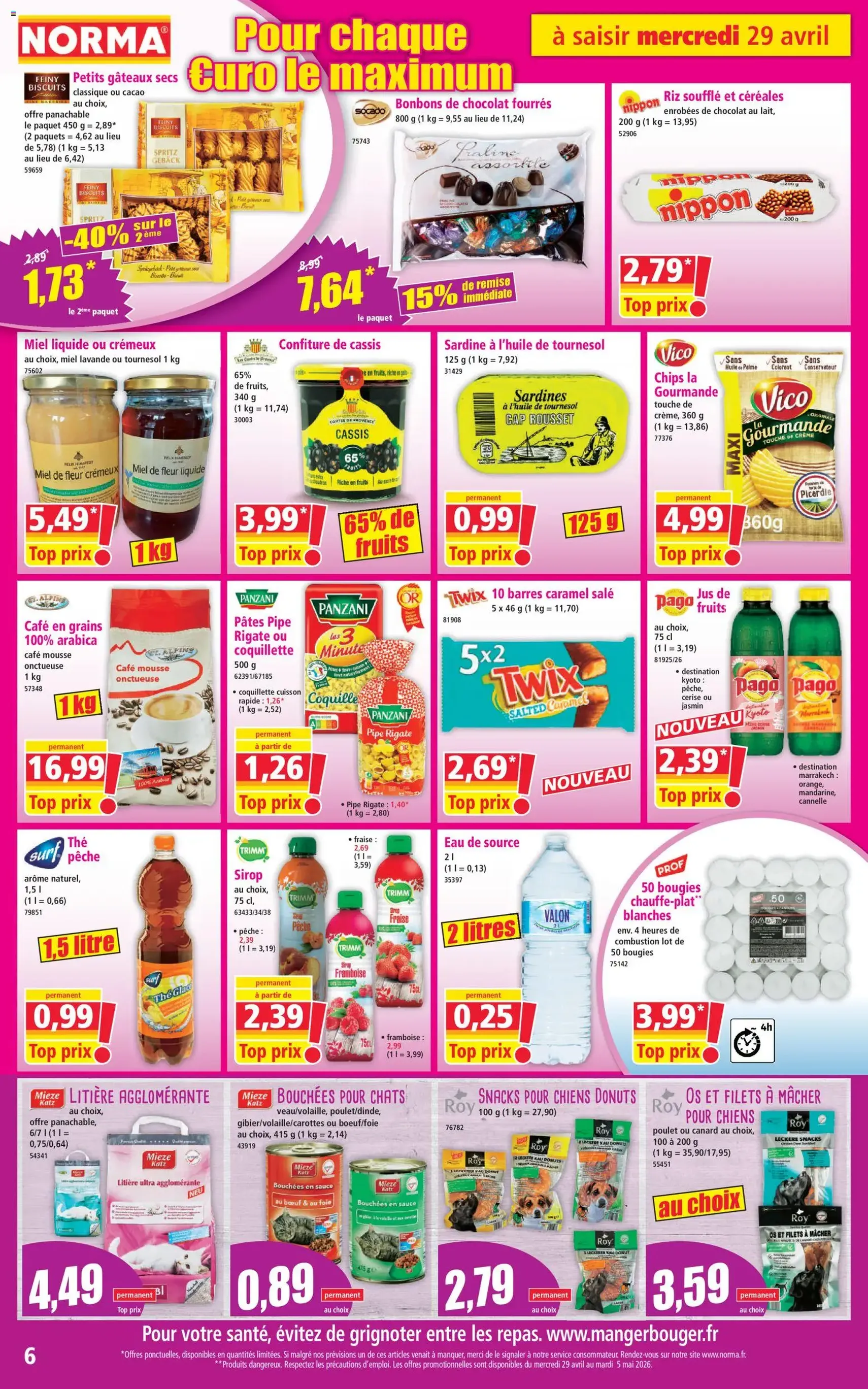 Norma catalogue - brochure valable à partir du 29/04/2026, page 6 sur 14