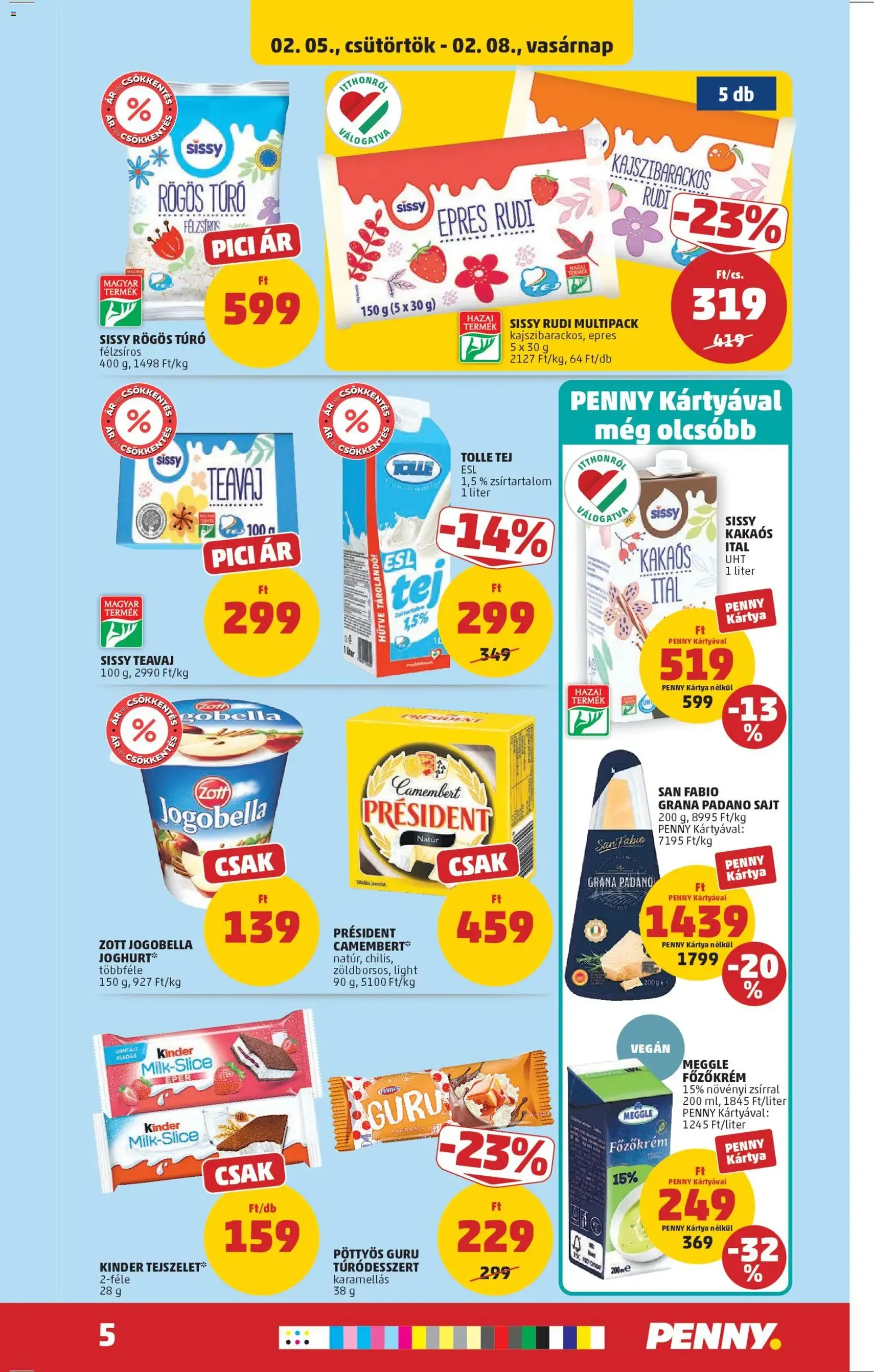 PENNY Akciós újság - 2026.02.05. érvényes szórólap 5 oldal 39 oldalból
