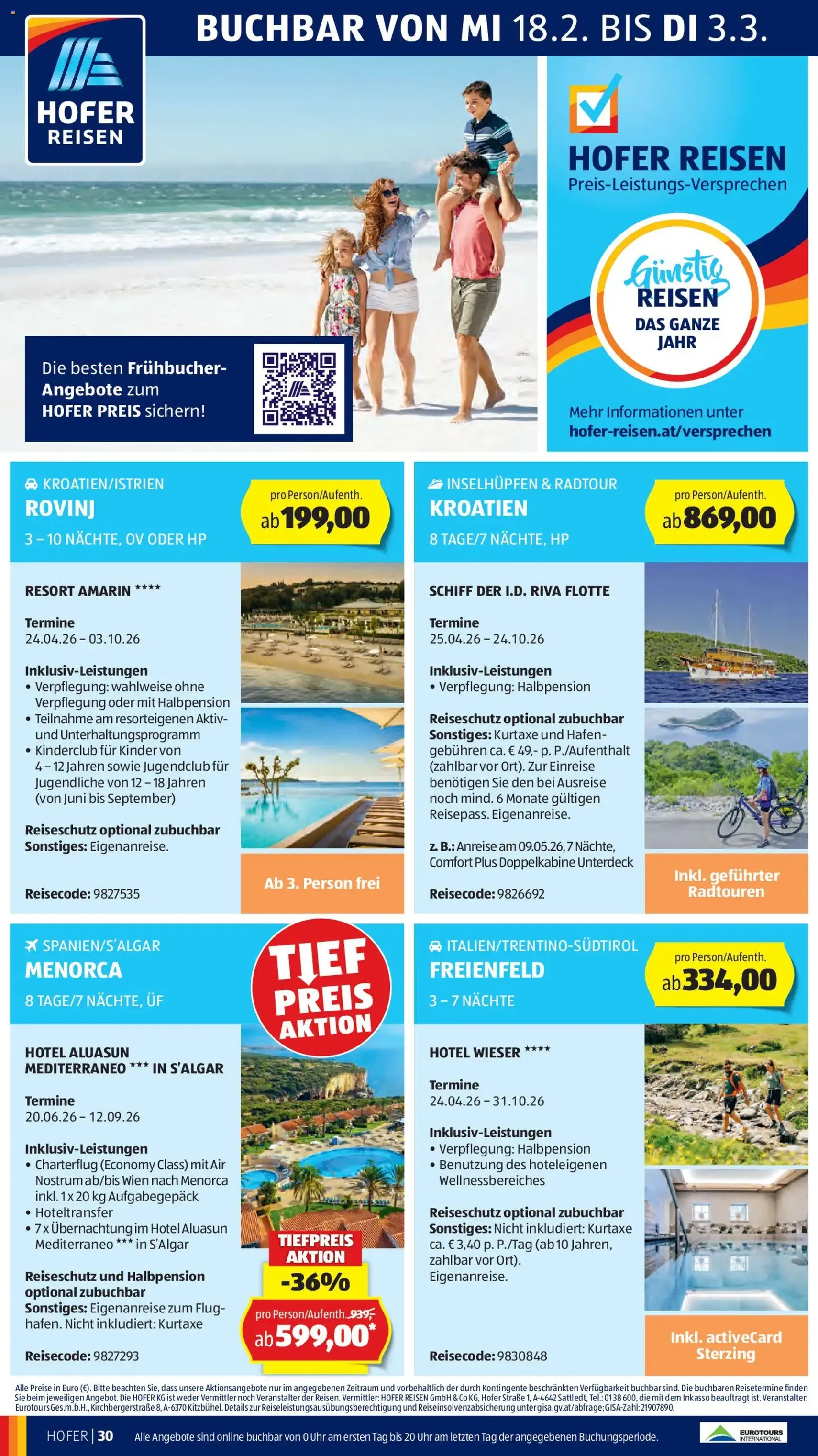 Hofer Flugblatt - Gültiger Prospekt ab 20.02.2026, Seite 34 von insgesamt 37