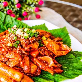 Previsualización de la receta Un tradicional tteokbokki