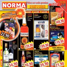 Norma leták - náhled letáku platný od 10.11.2025