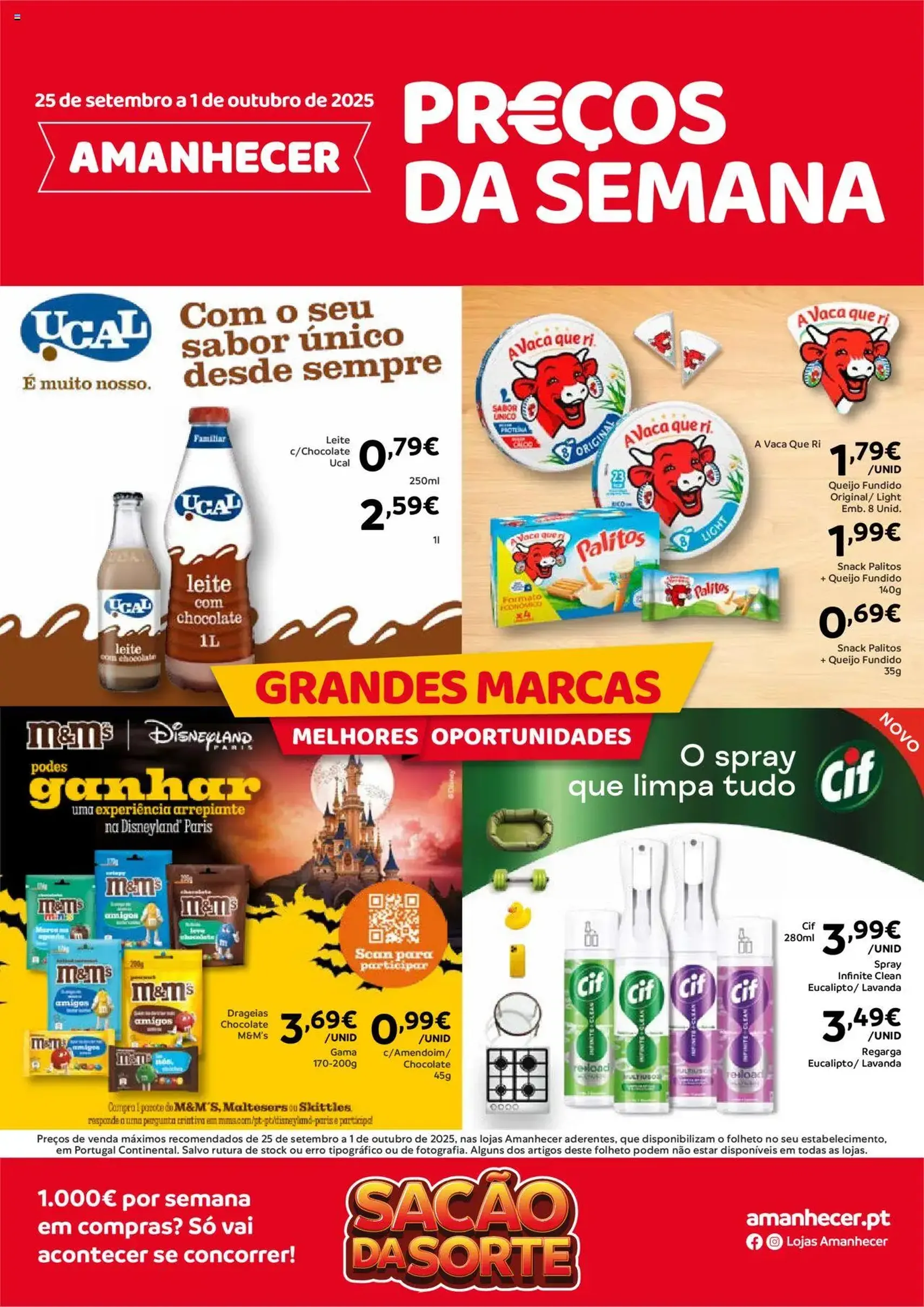 Amanhecer folheto - folheto válido a partir de 25/09/2025 página 1 de 4