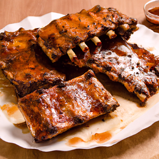 Recipe preview Sweet & Sticky Oven Baked Barbecue Ribs