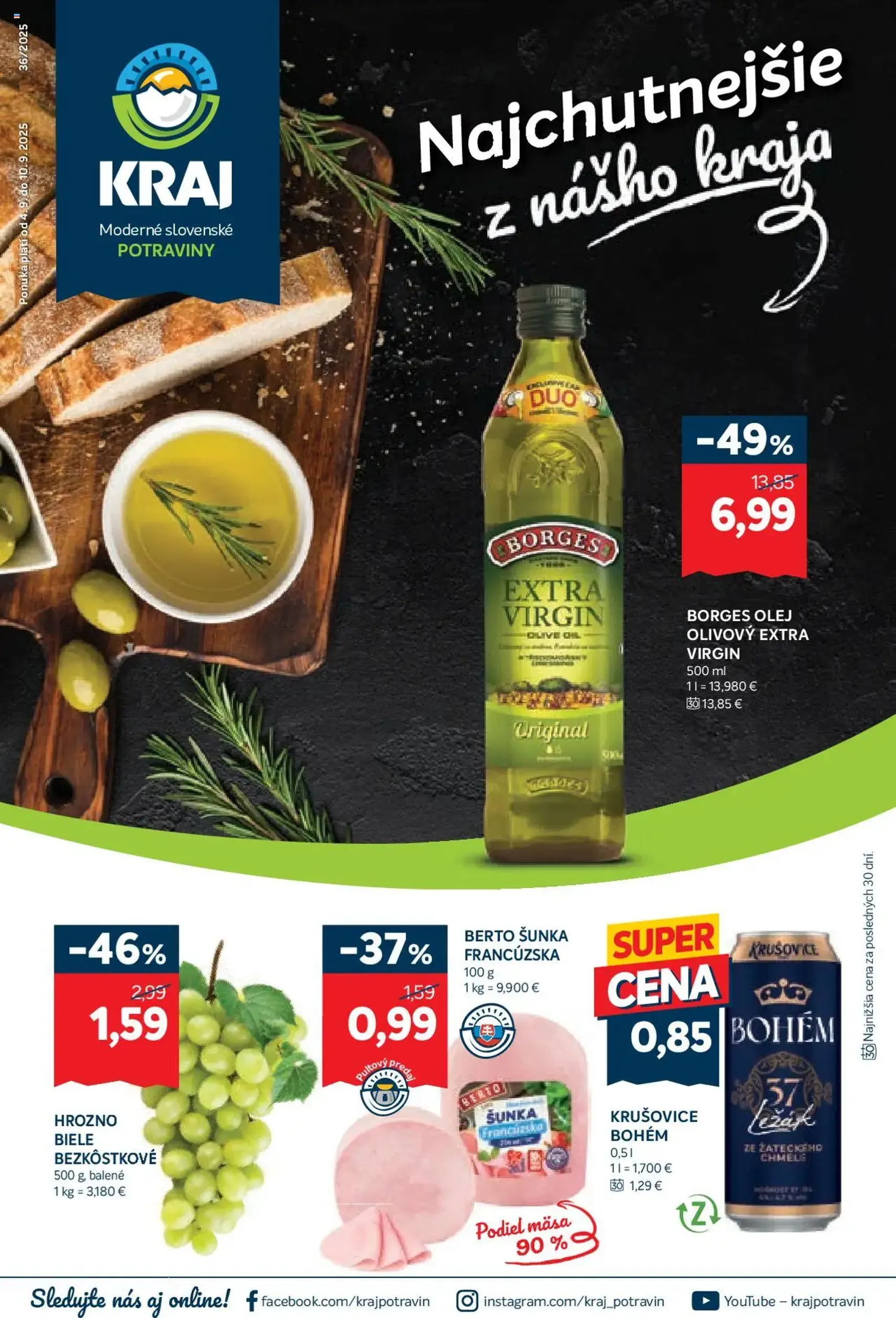 Kraj leták - platný leták od 04.09.2025 strana 1 z 16 Kraj leták - platný leták od 04.09.2025 strana 1 z 16