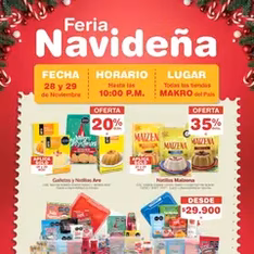 Vista previa del folleto Makro - Feria Navideña válido desde 28/11/2025