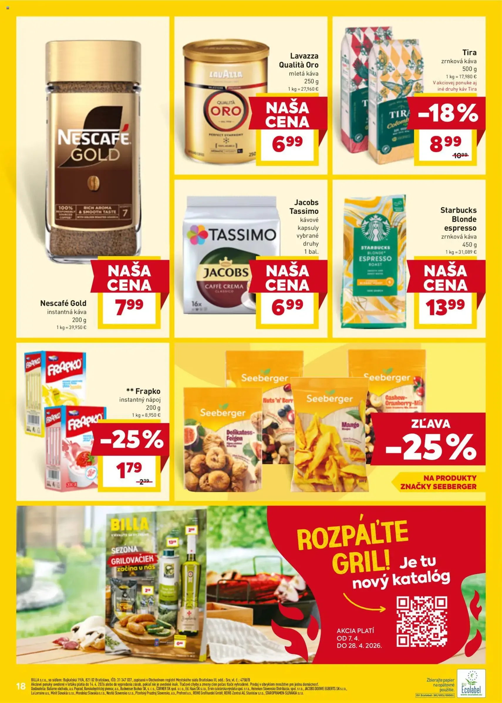 Billa leták - platný leták od 07.04.2026 strana 20 z 31