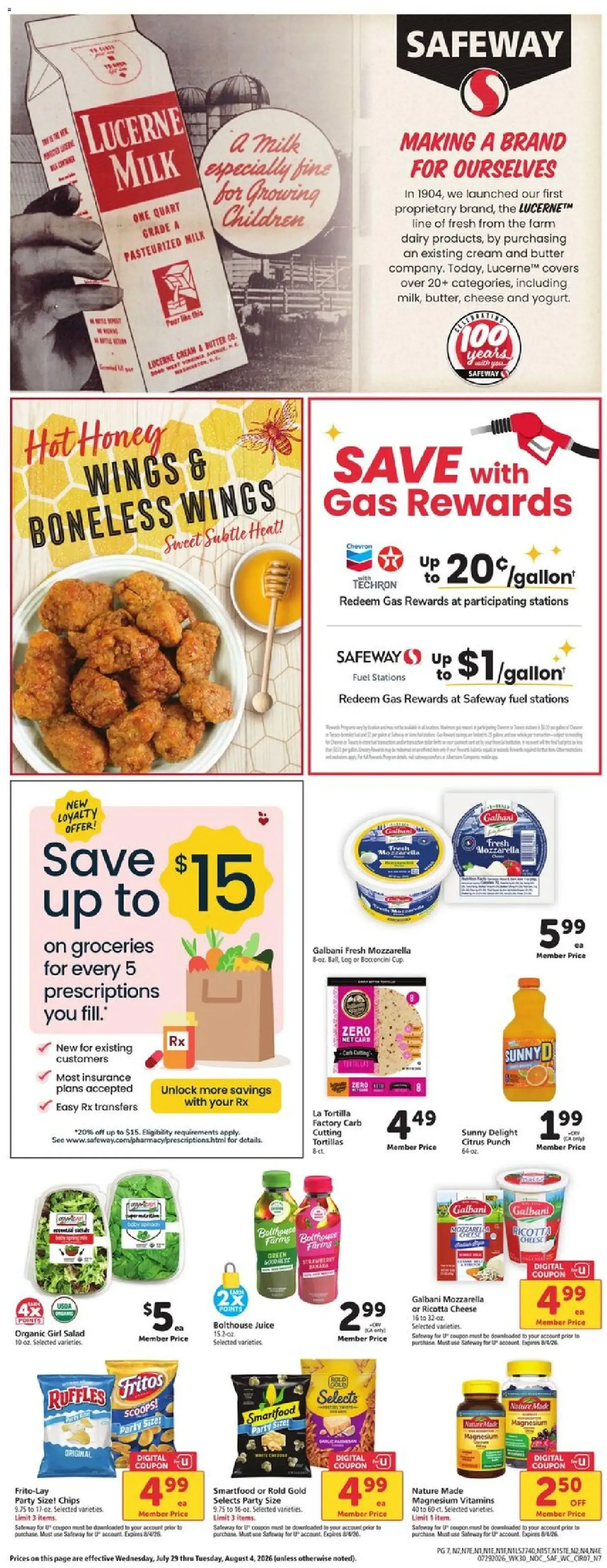 Safeway Weekly Ad - valid flyer from 07/29/2026, page 7 of 10