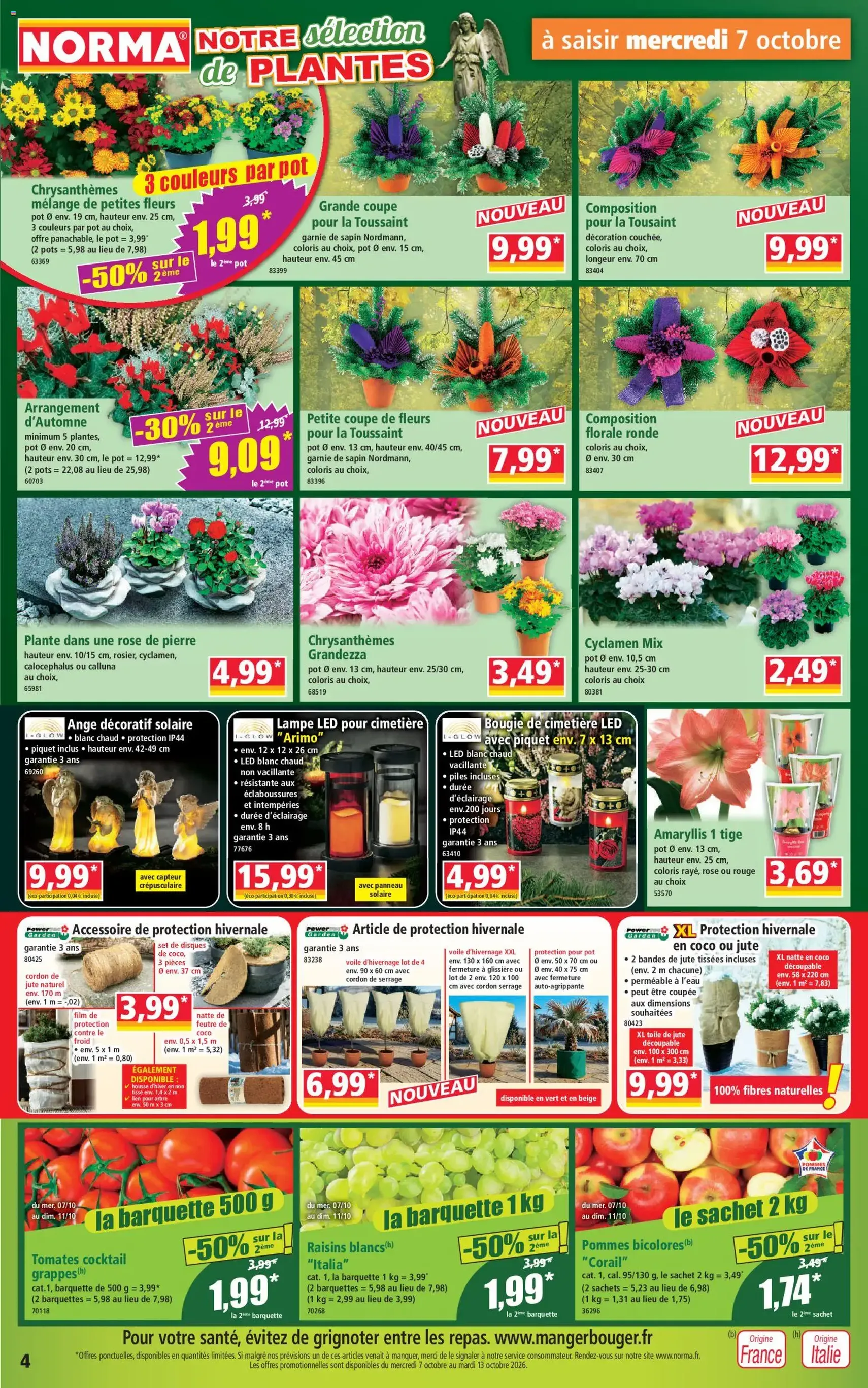 Norma catalogue - brochure valable à partir du 07/10/2026, page 4 sur 14